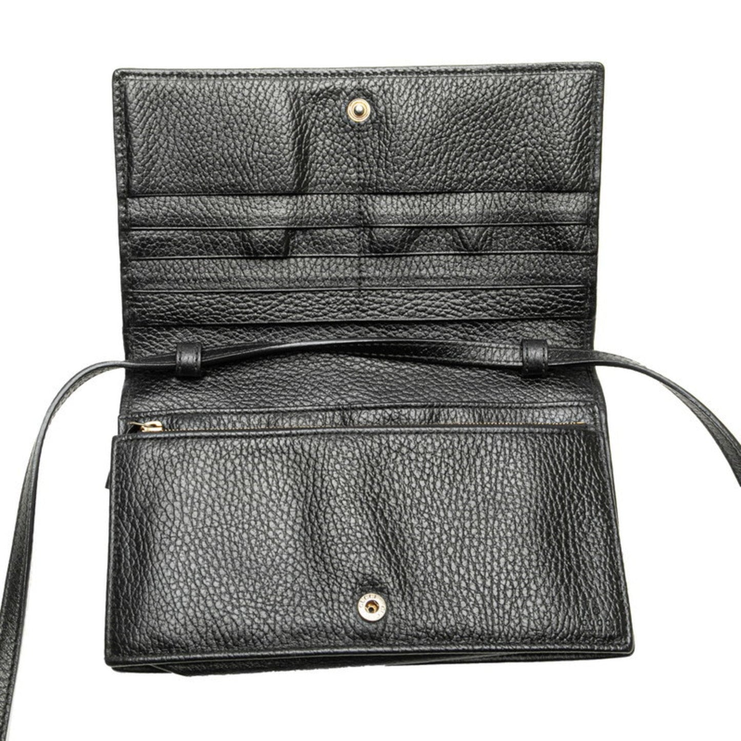 Gucci Black Leather Shoulder Bag ( )