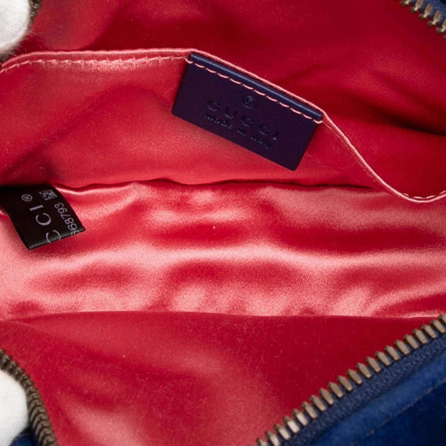 Gucci Gg Marmont Blue Leather Sling Bag ( )