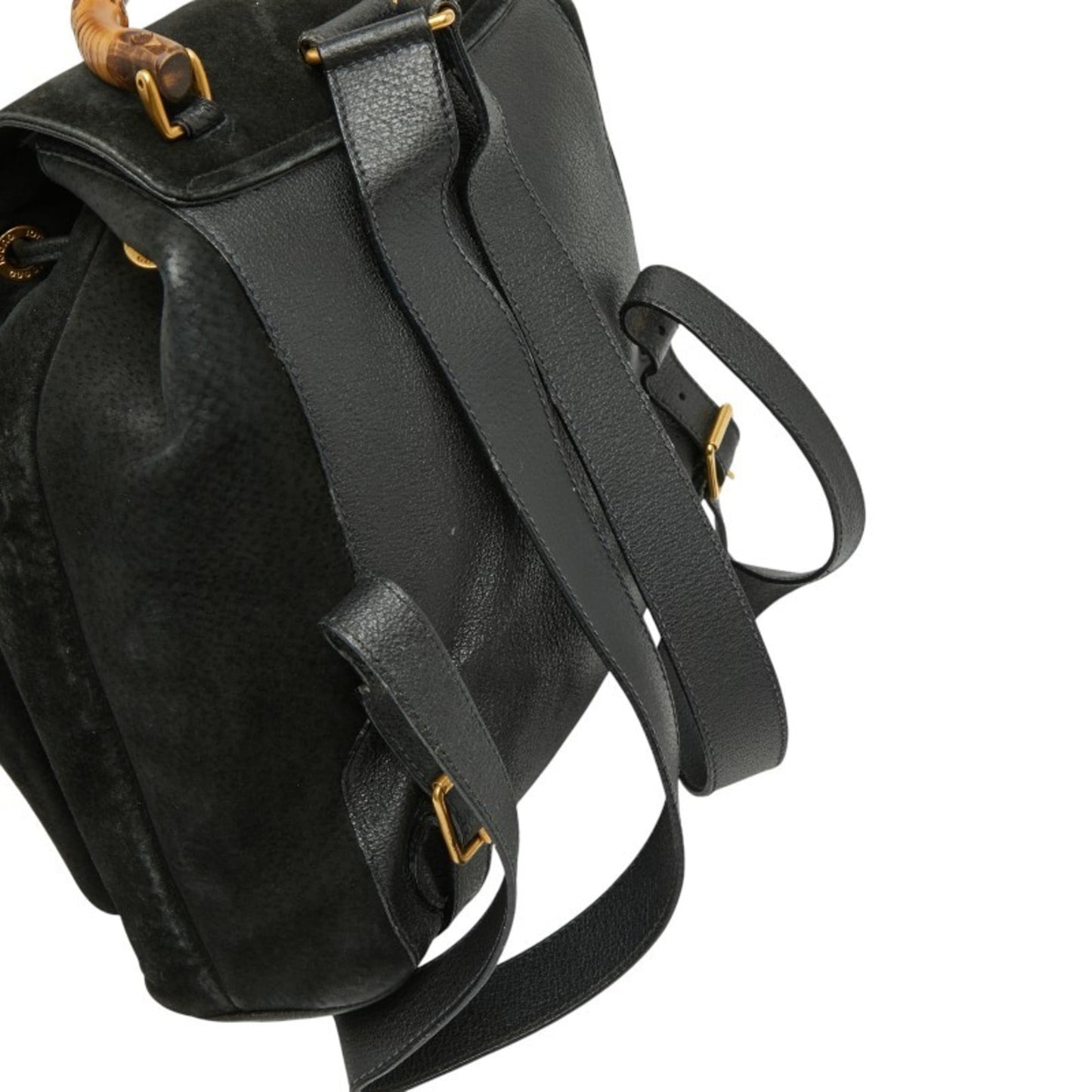 Gucci Black Leather Backpack ( )