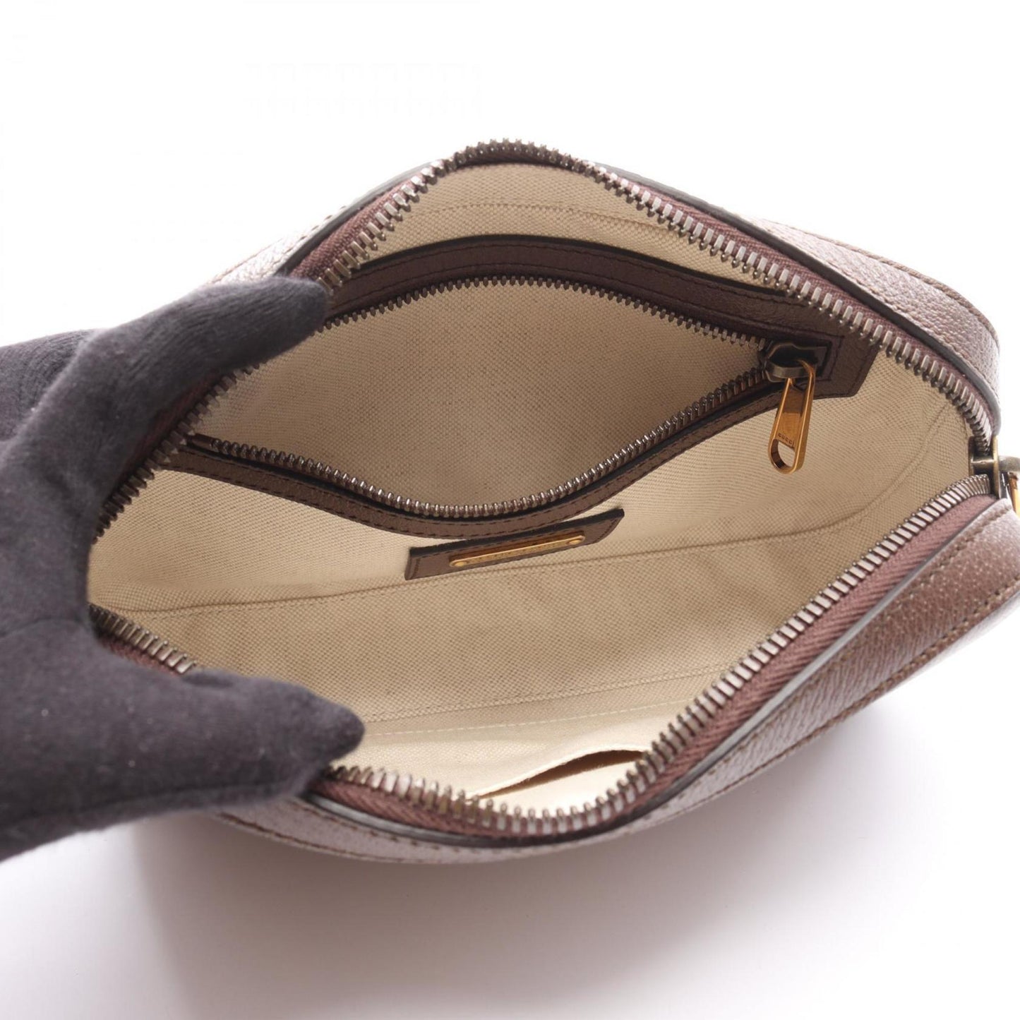 Gucci Brown Multi-Color Leather Fanny Pack ( )