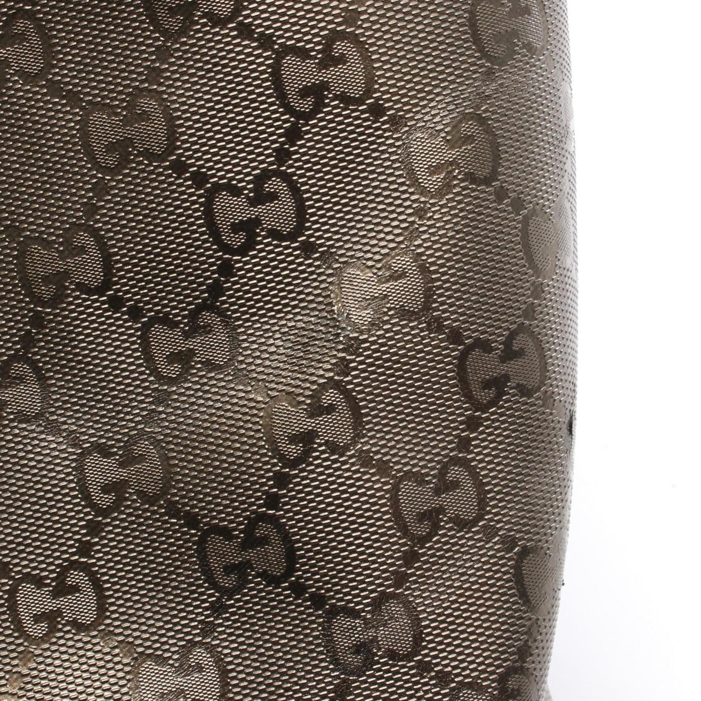 Gucci Brown Pvc Leather Tote Bag ( )