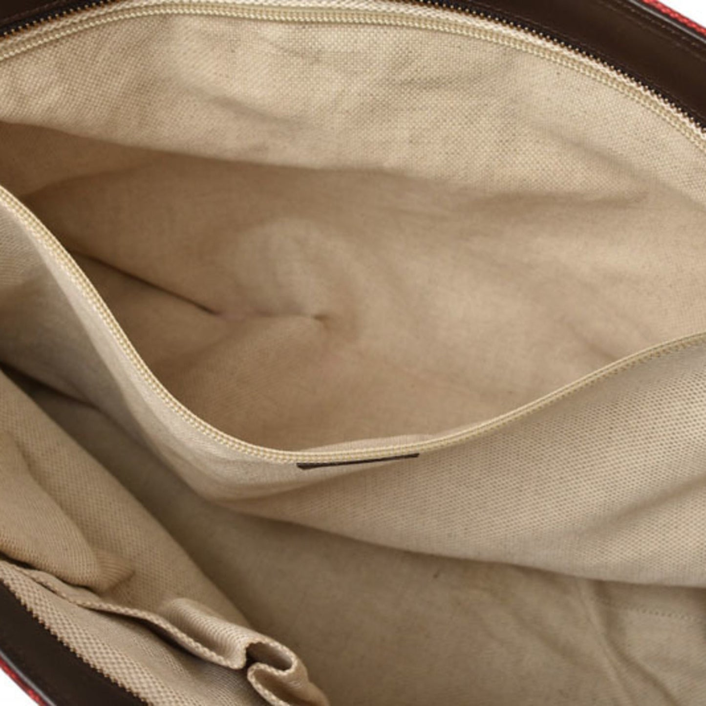 Gucci Dark Red Red Color Coated Canvas Shoulder Bag Tote Bag ( )