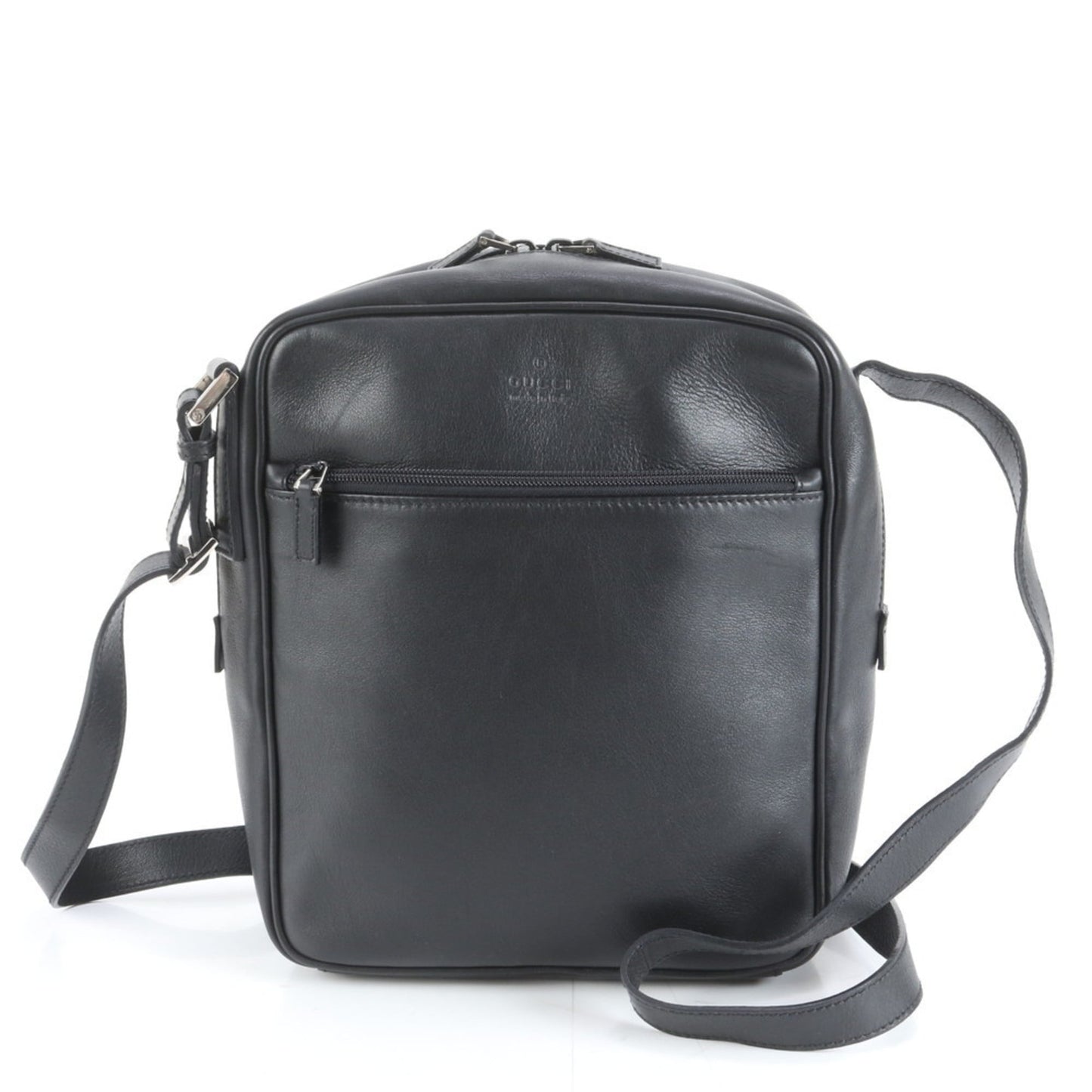 Gucci Black Leather Shoulder Bag ( )