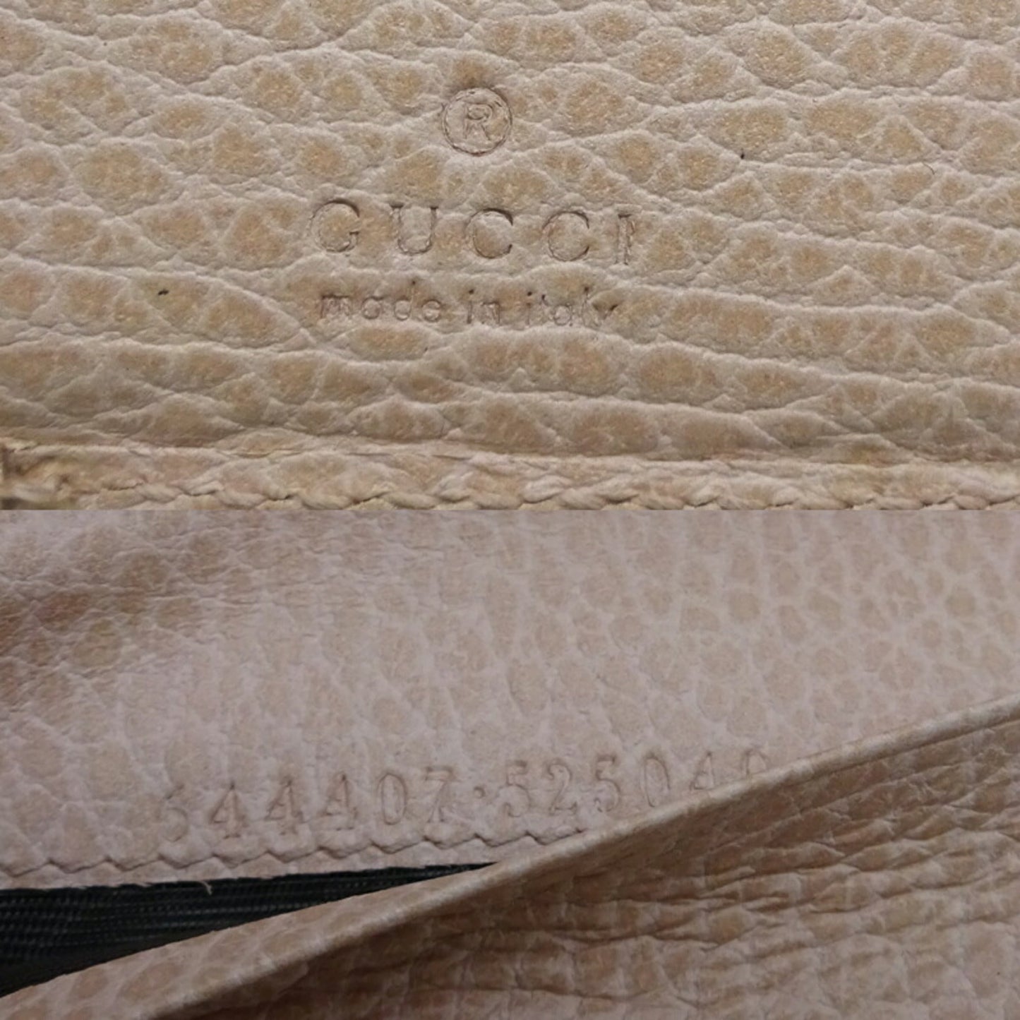 Gucci Pink Leather Wallet (Tri-Fold) ( )