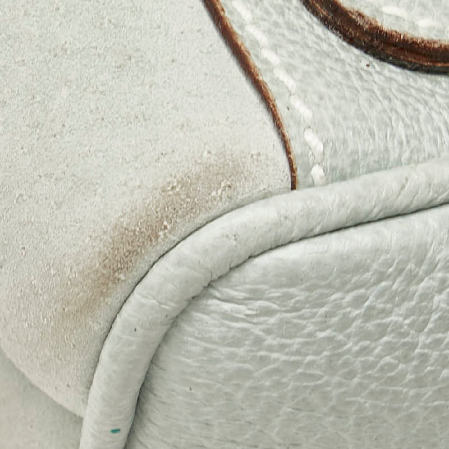 Gucci Light Blue Leather Suede Backpack ( )