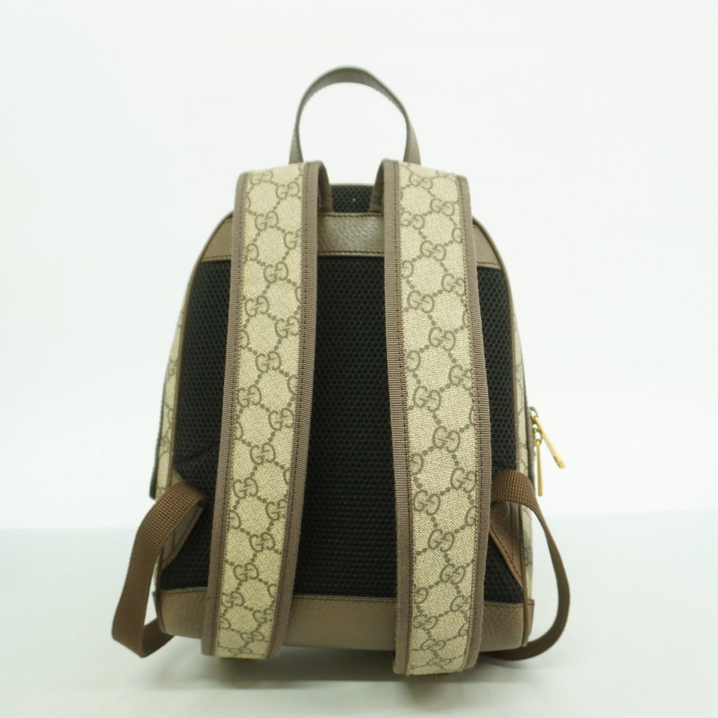 Gucci Brown Pvc Leather Backpack ( )