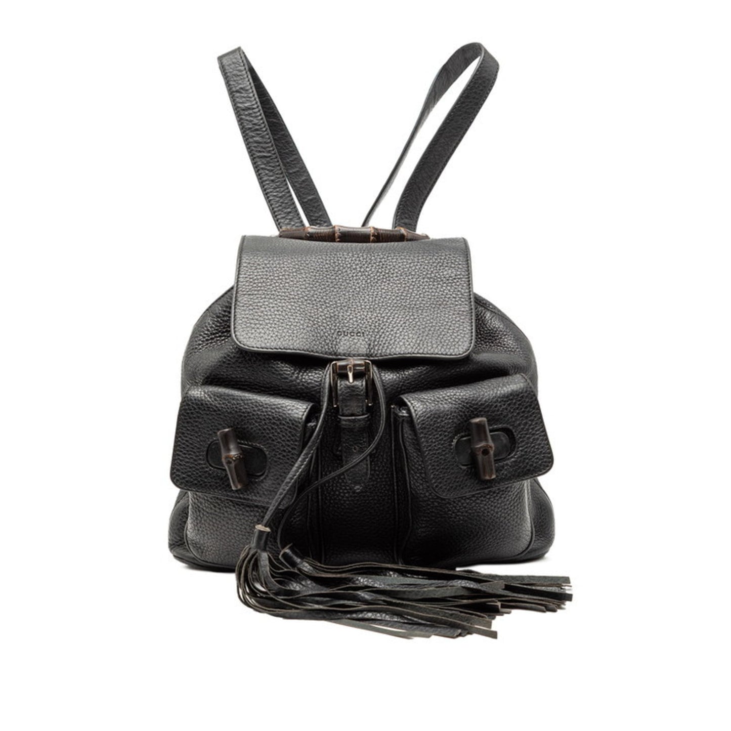 Gucci Black Leather Backpack ( )