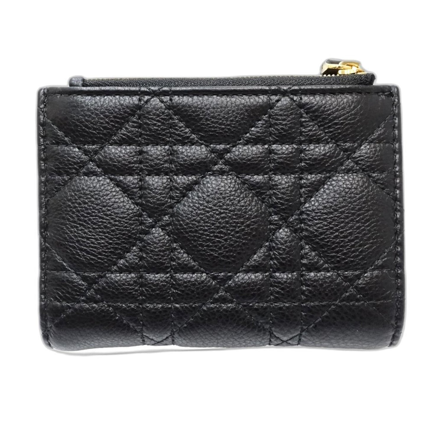 Christian Dior Black Leather Wallet (Bi-Fold) ()