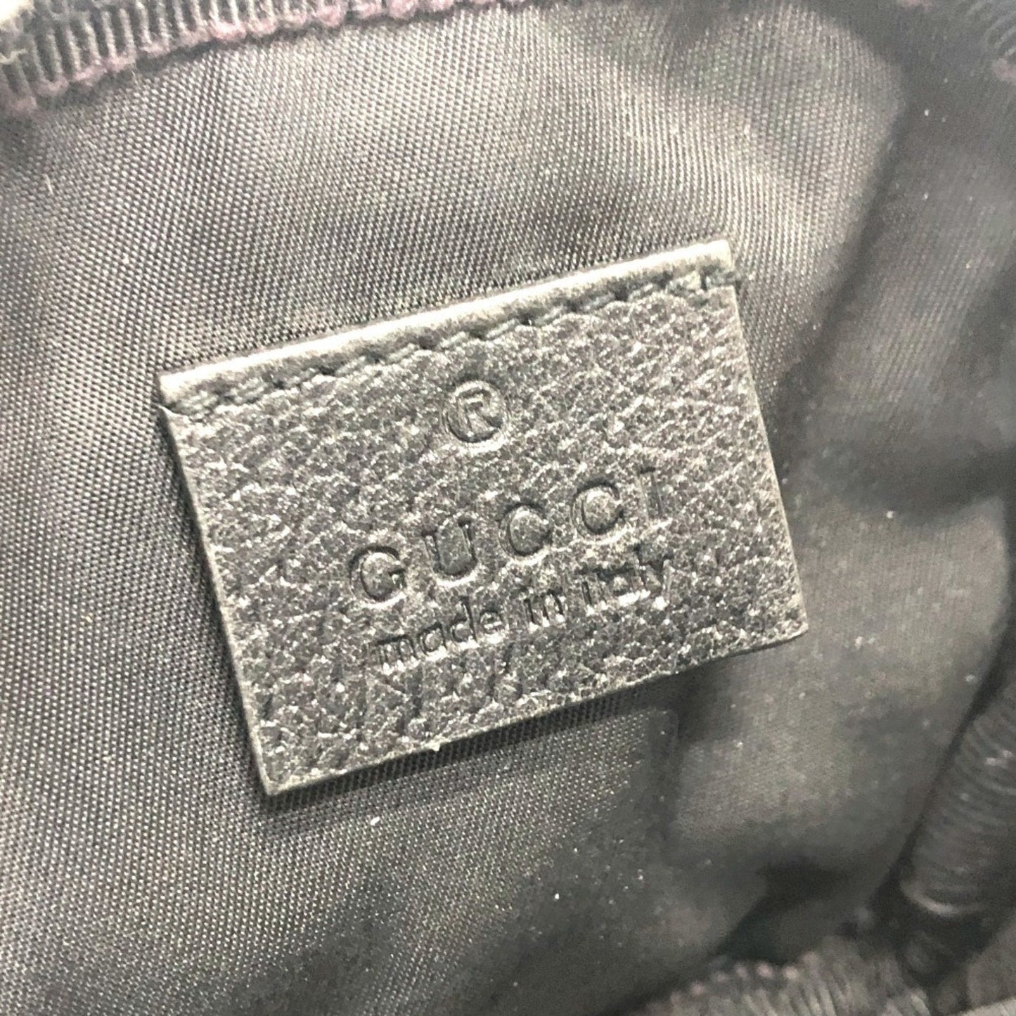 Gucci Black Gg Canvas Coin Purse/Coin Case ( )