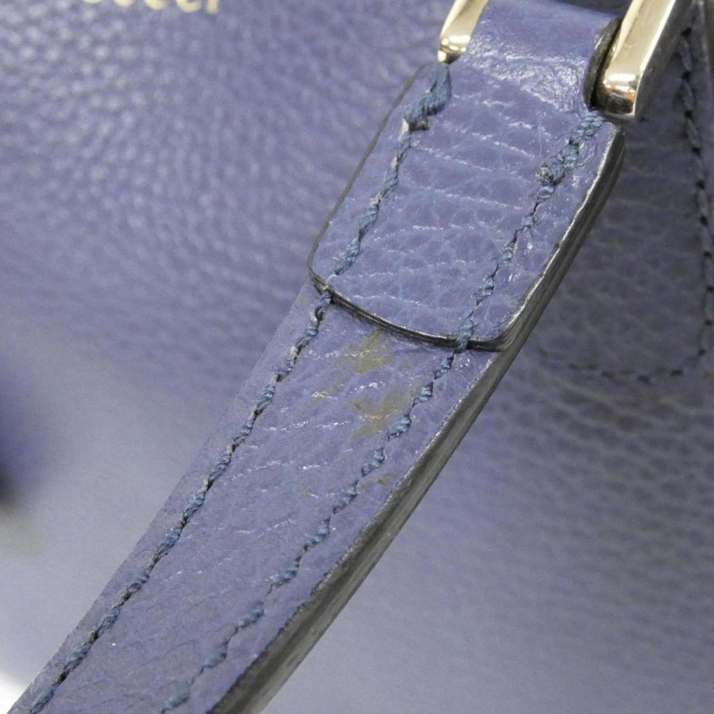 Gucci Blue Leather Handbag ( )