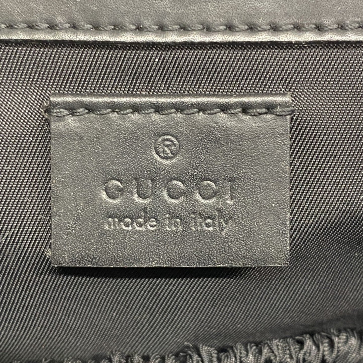 Gucci Black Pvc Shoulder Bag ( )