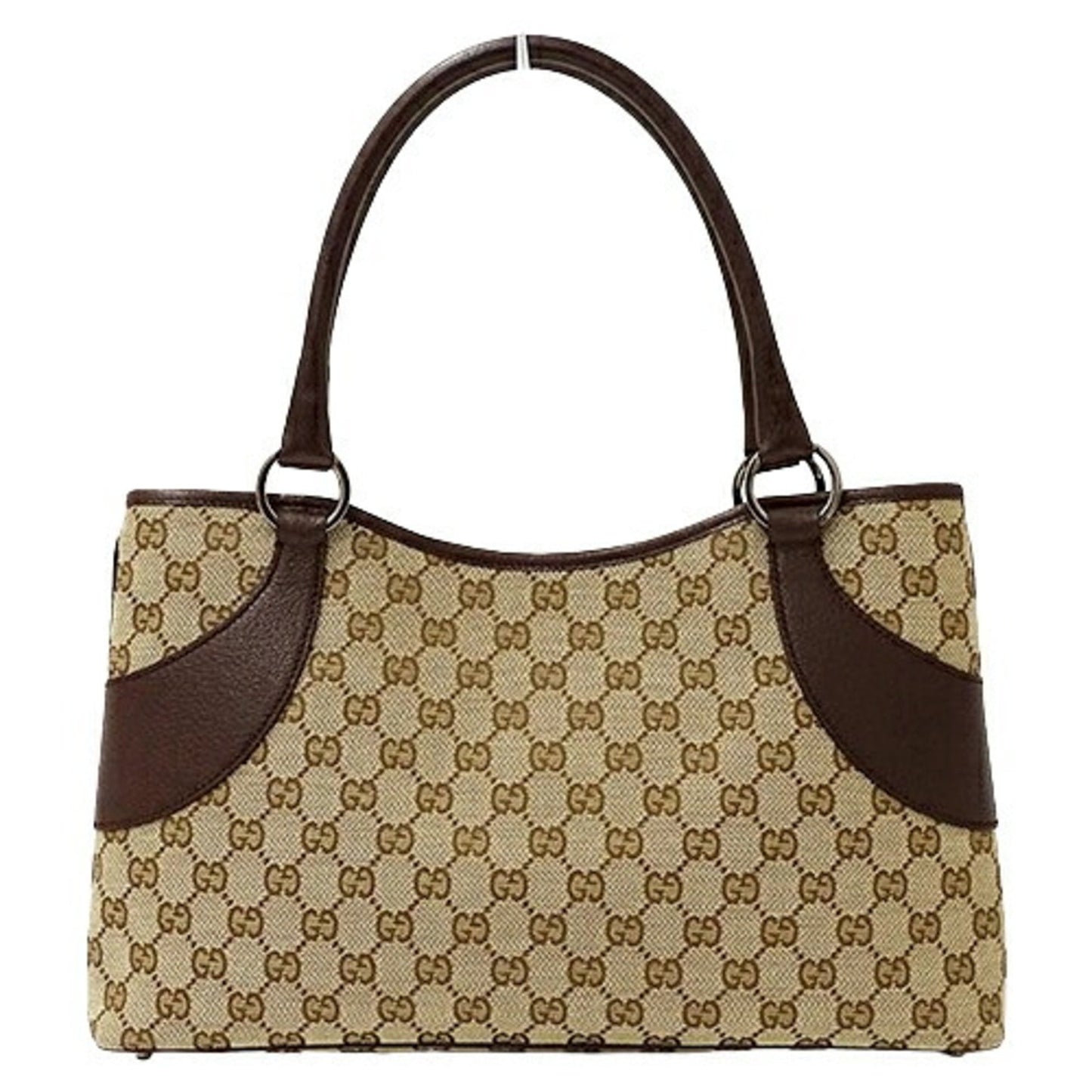 Gucci Beige Brown Gg Canvas Tote Bag ( )