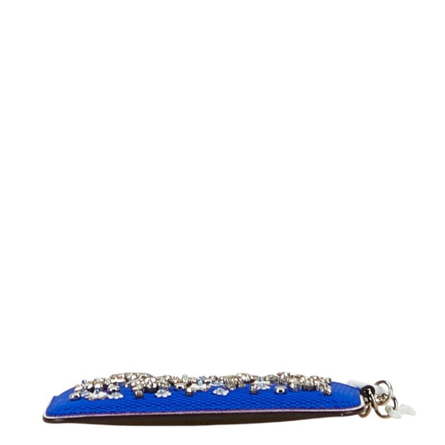 Christian Dior Black Blue Leather Coin Purse/Coin Case ()