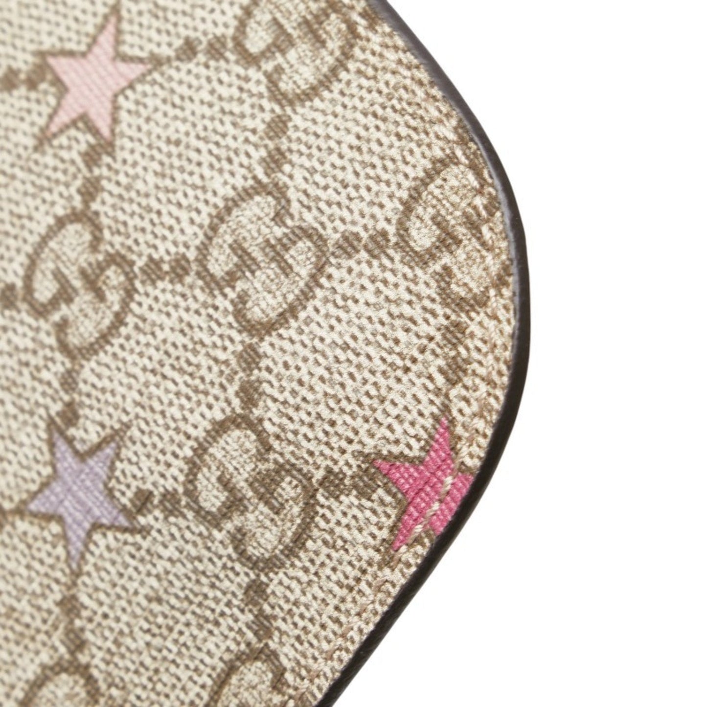 Gucci Beige Pink Pvc Leather Pouch ( )