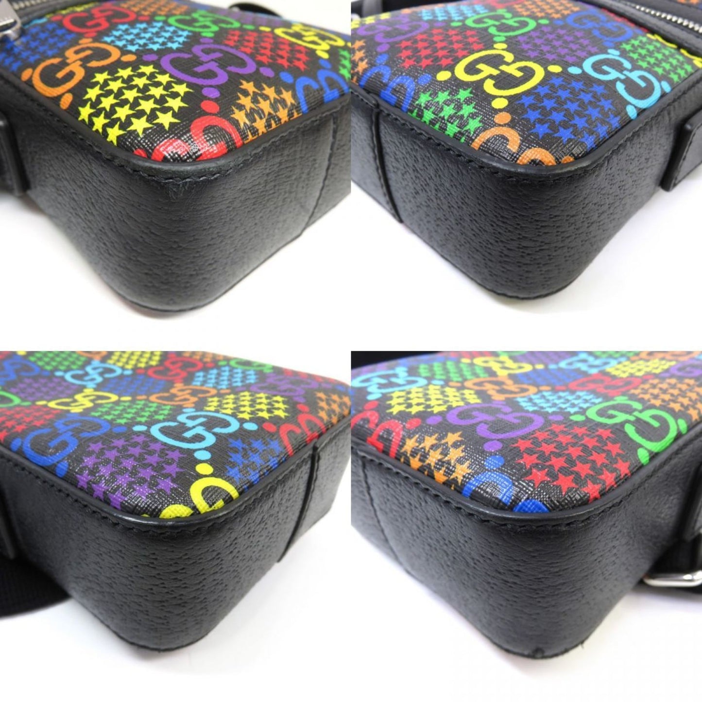 Gucci Black Multi-Color Shoulder Bag ( )