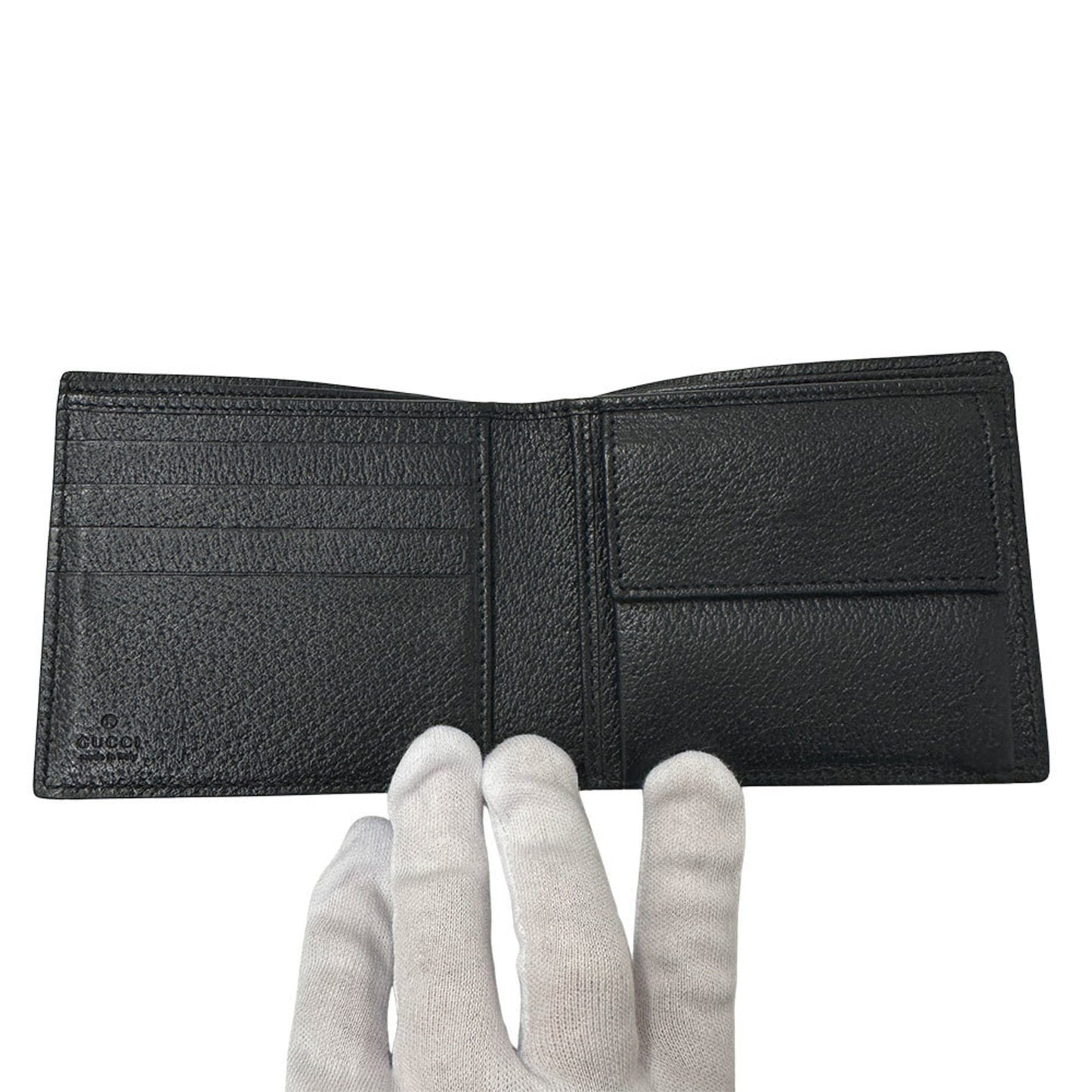 Gucci Black Leather Wallet (Bi-Fold) ( )