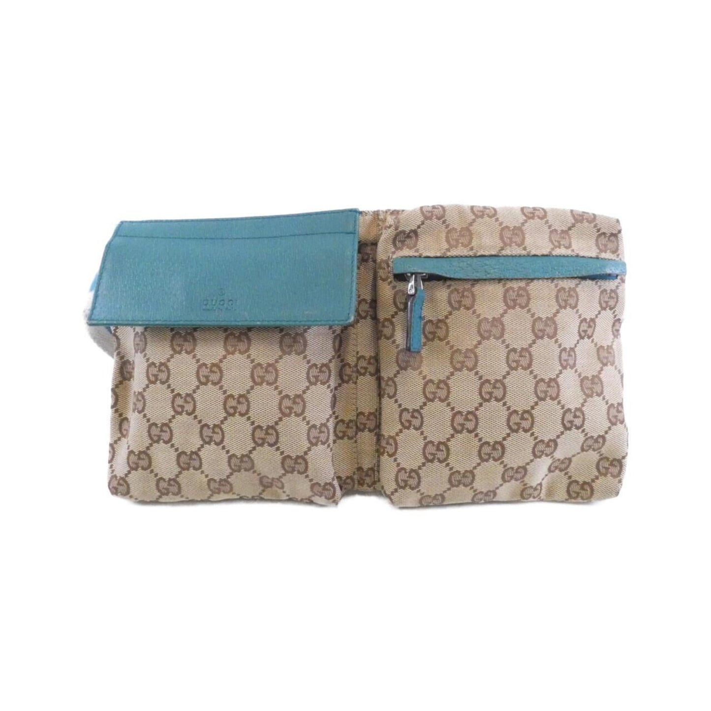 Gucci Beige Blue Gg Canvas Fanny Pack ( )