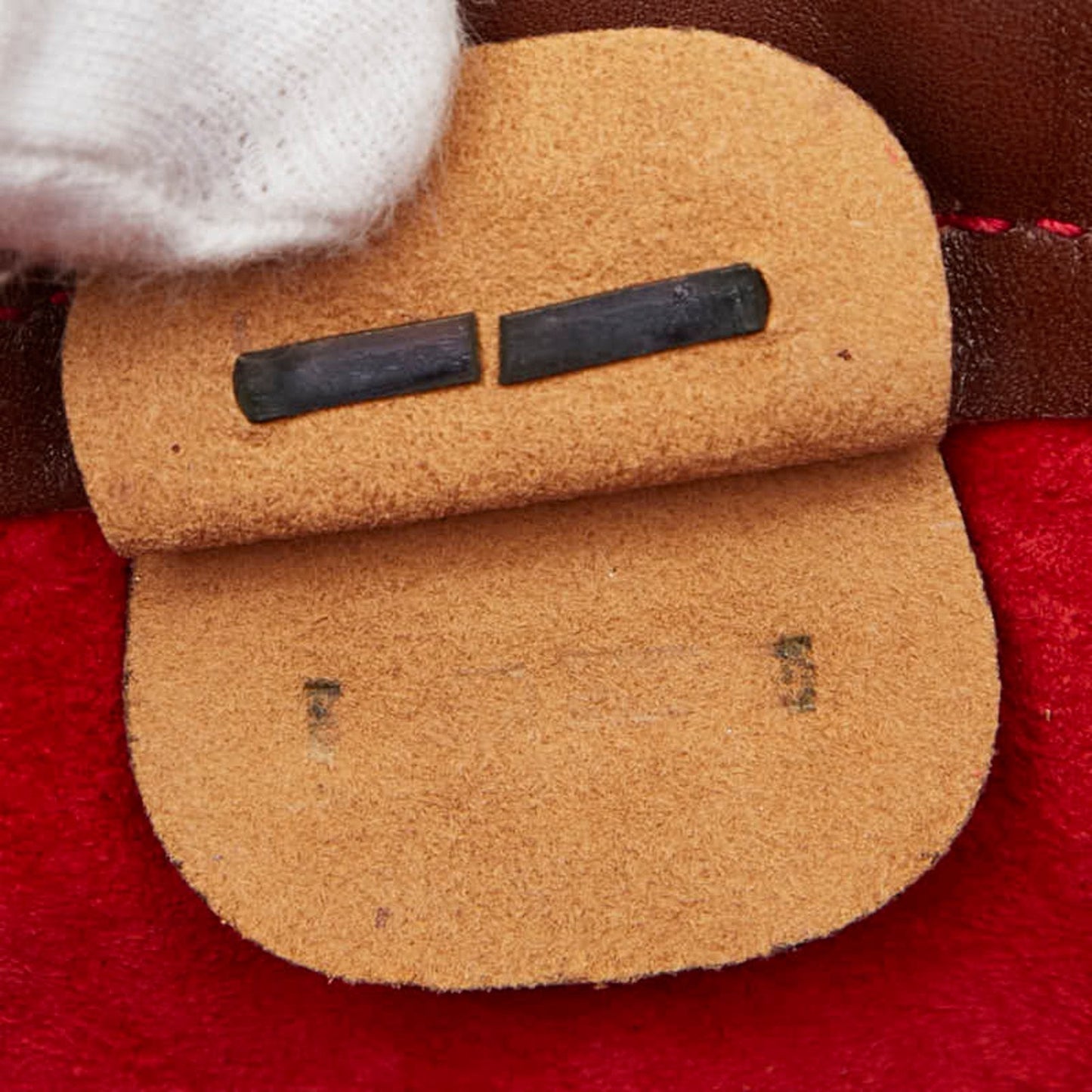 Gucci Red Brown Leather Shoulder Bag ( )