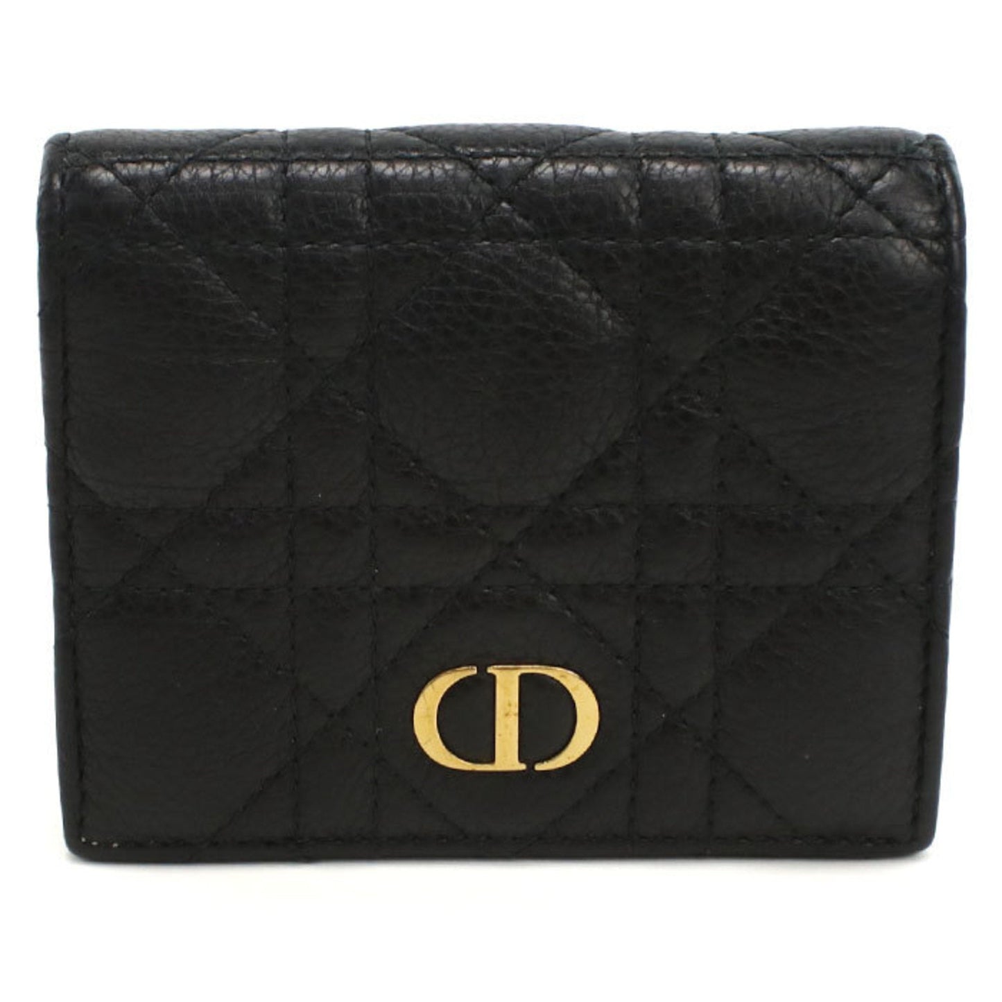 Christian Dior Black Leather Wallet (Bi-Fold) ()