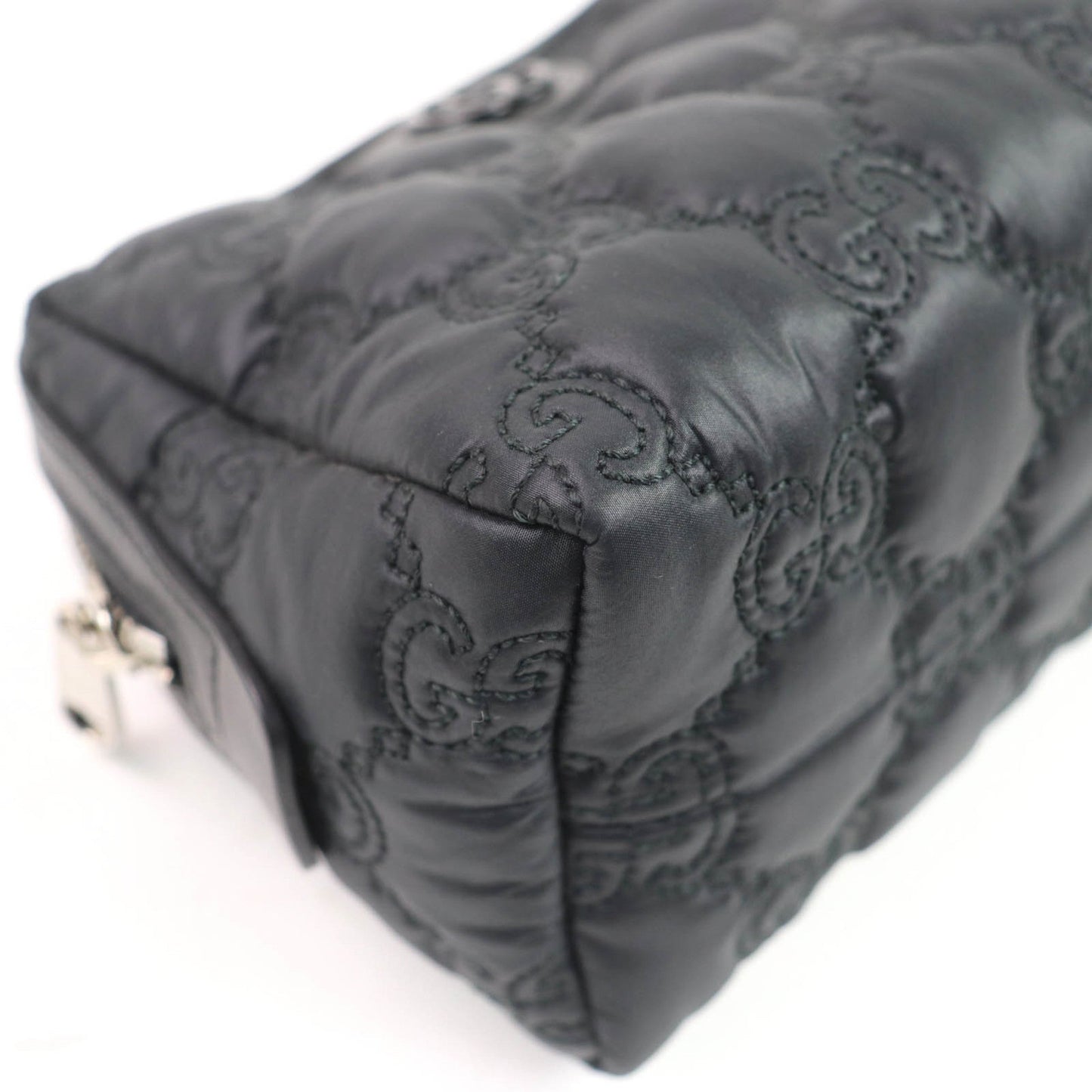 Gucci Black Purple Nylon Pouch ( )
