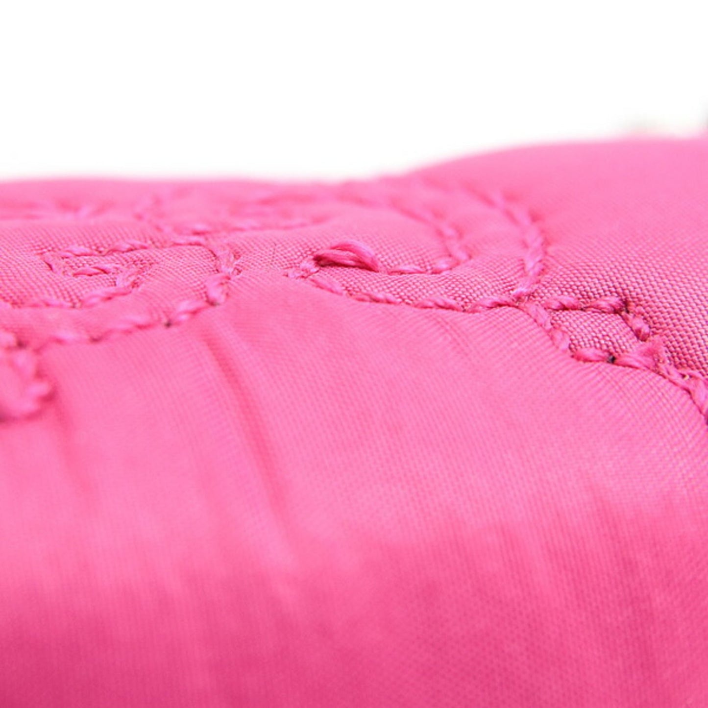 Gucci Pink Nylon Leather Shoulder Bag ( )