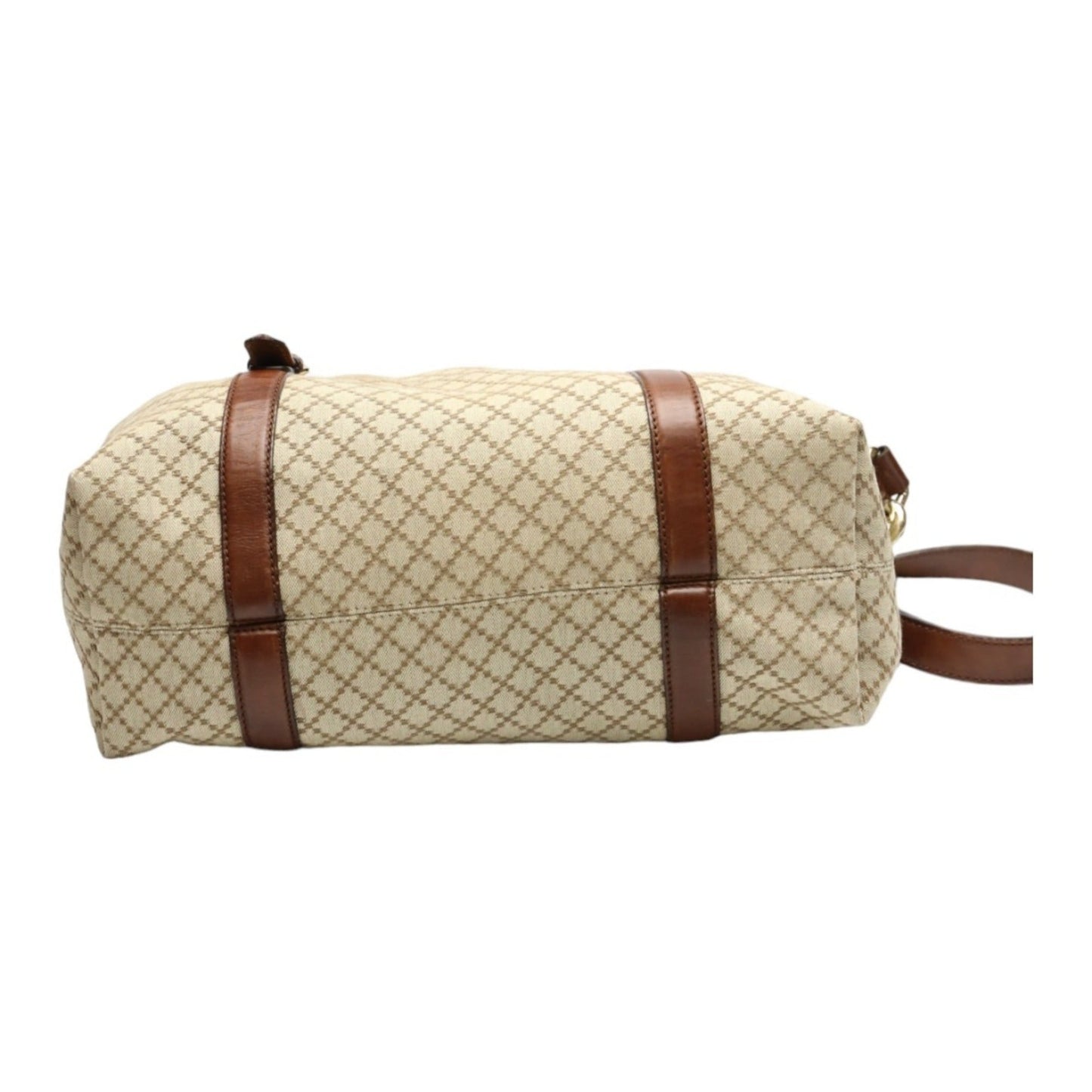 Gucci Brown Canvas Shoulder Bag Tote Bag ( )