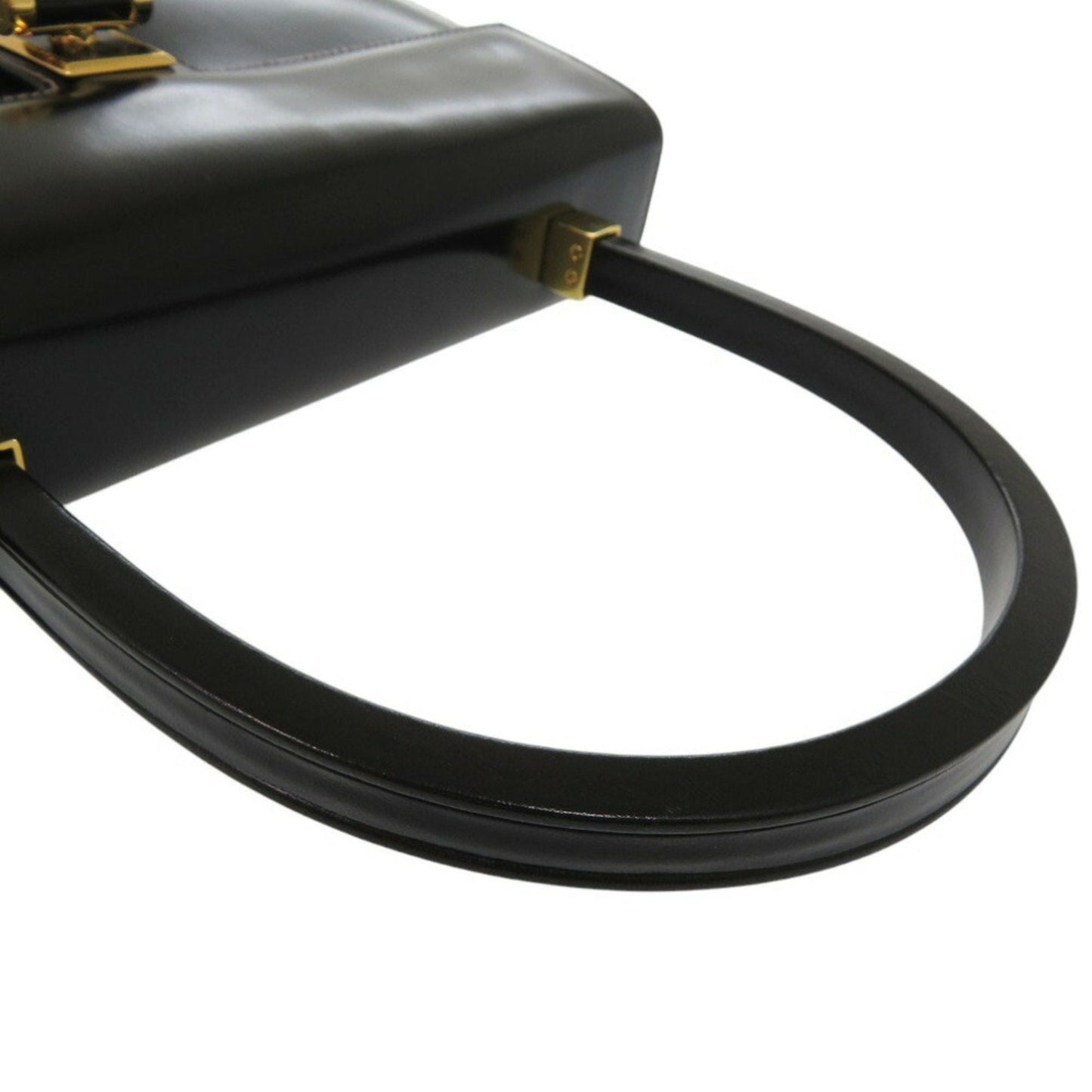 Gucci Black Leather Handbag ( )