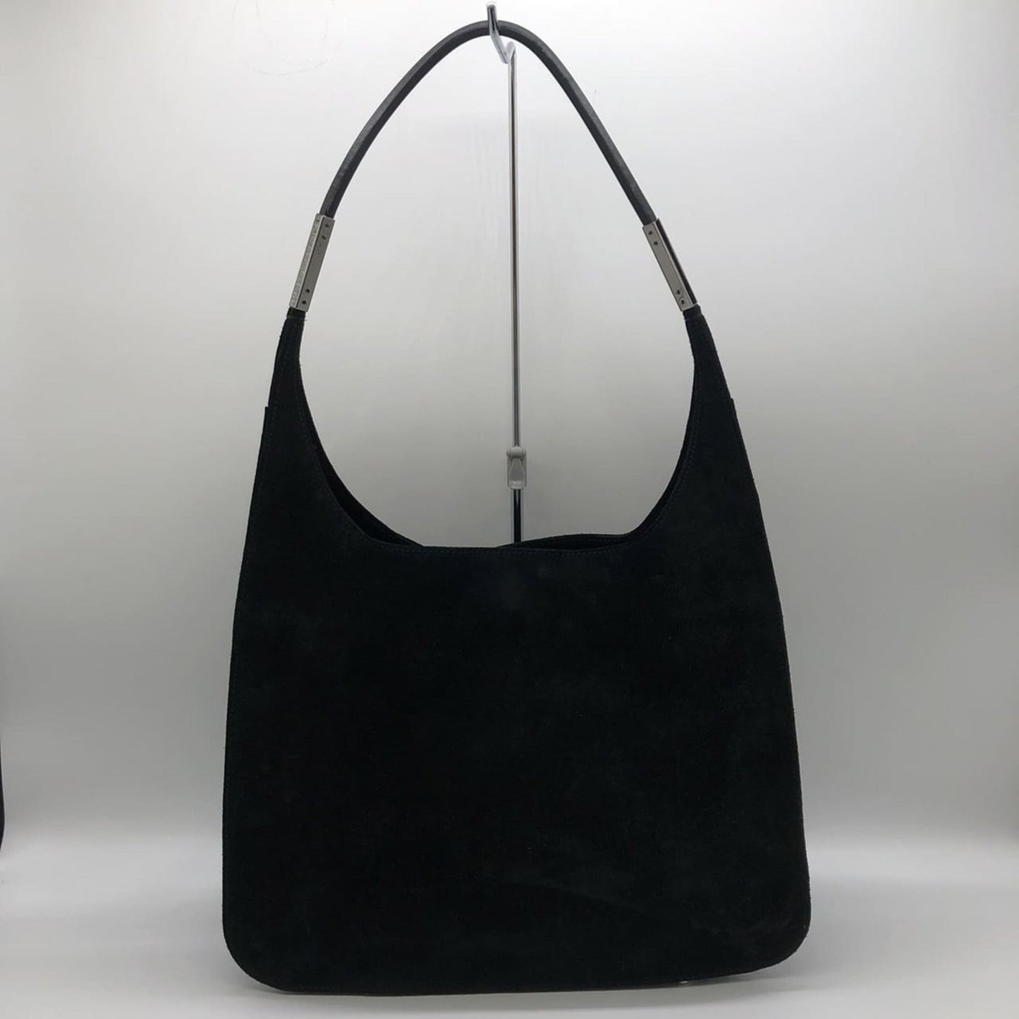 Gucci Black Suede Handbag Shoulder Bag ( )