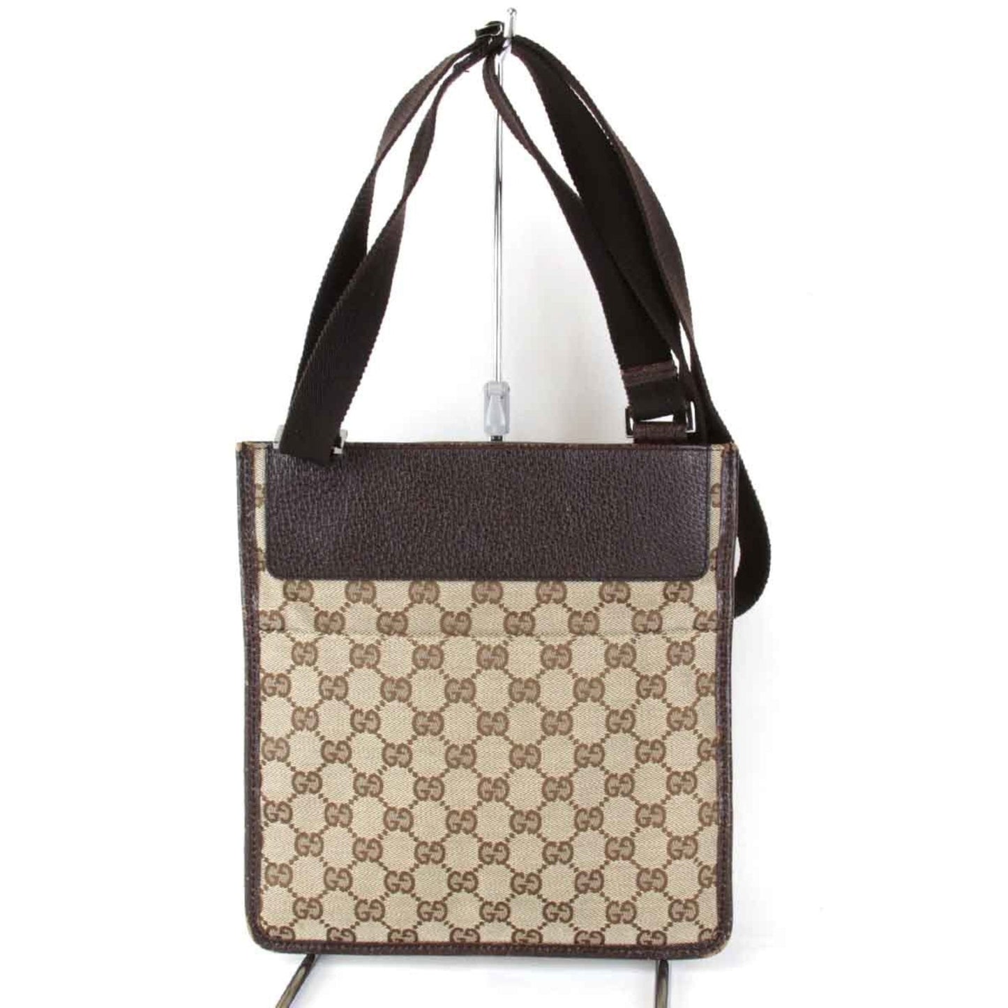 Gucci Gg Canvas Brown Gg Canvas Shoulder Bag ( )