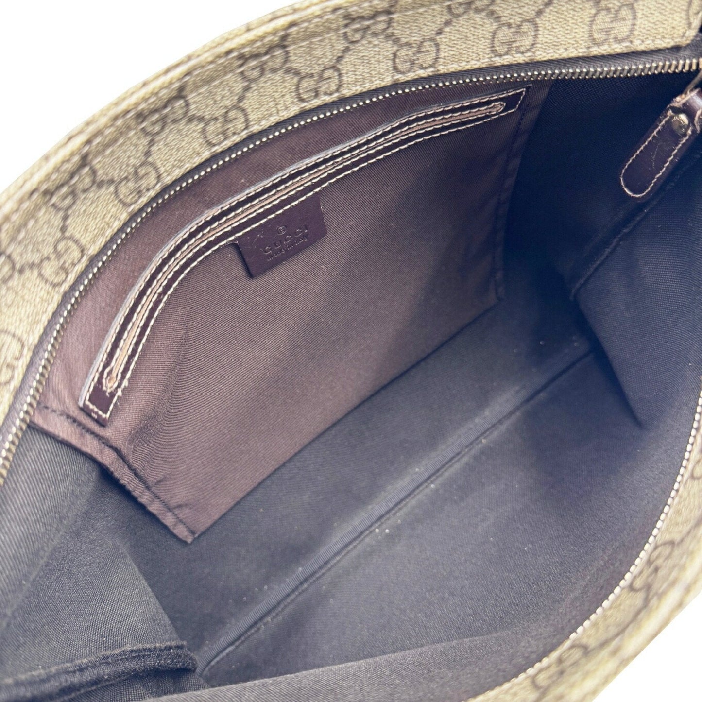 Gucci Brown Pvc Leather Shoulder Bag ( )
