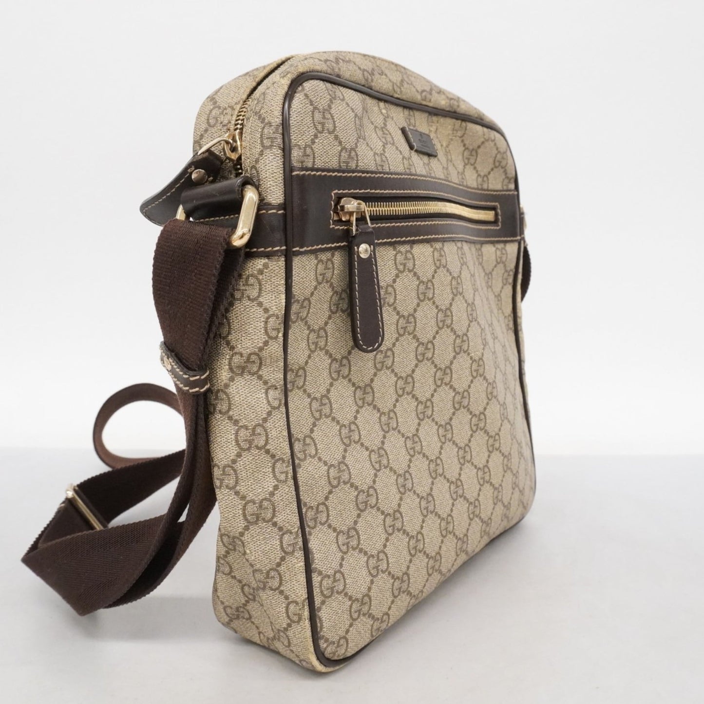 Gucci Brown Pvc Shoulder Bag ( )