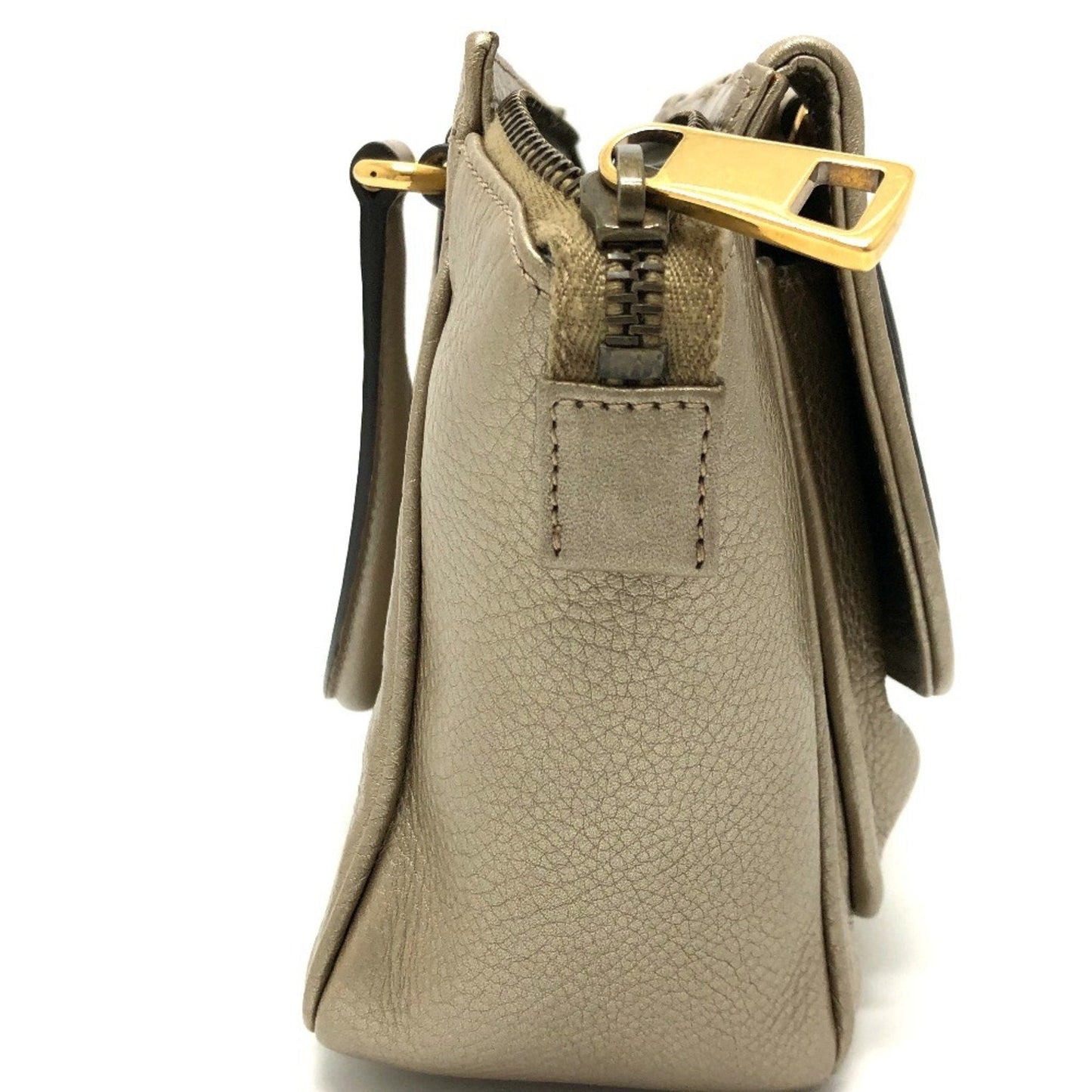Gucci Gold Leather Handbag ( )