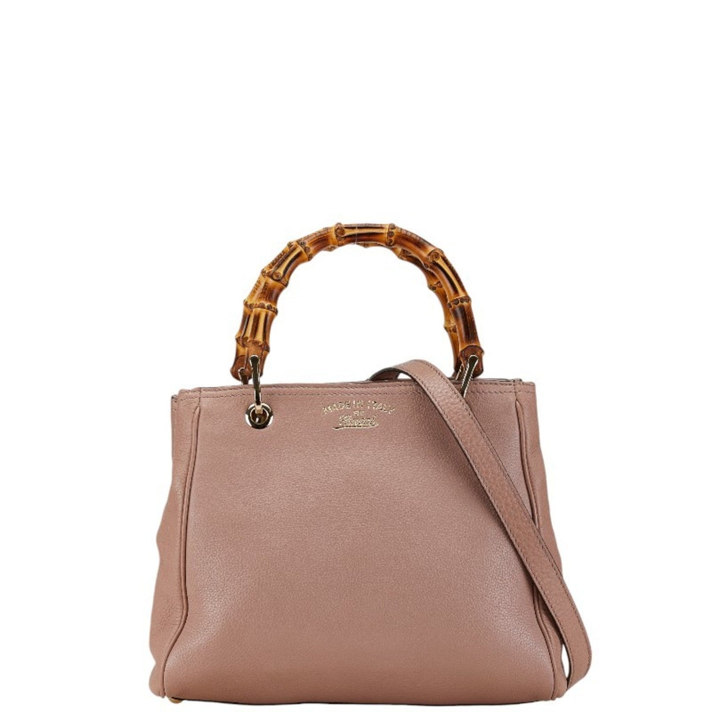 Gucci Pink Leather Handbag Shoulder Bag
