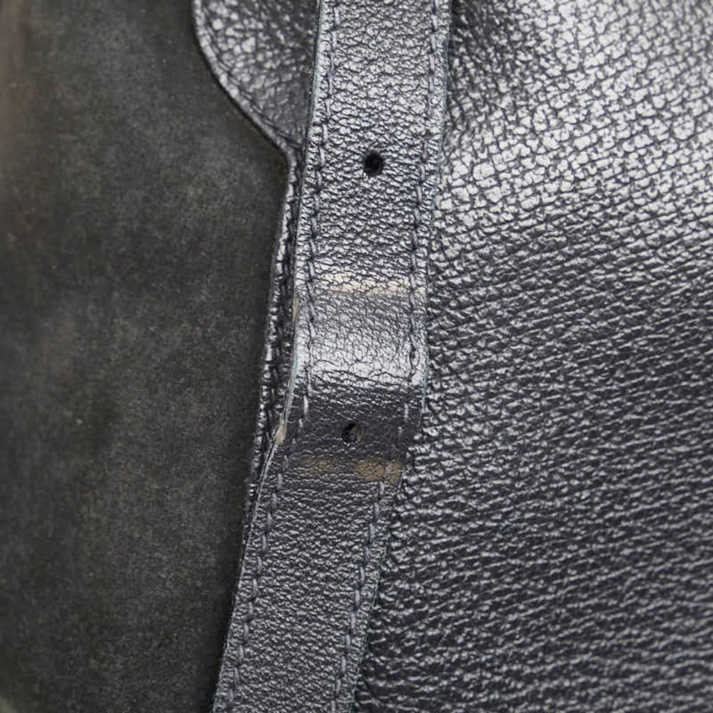 Gucci Black Suede Leather Backpack ( )