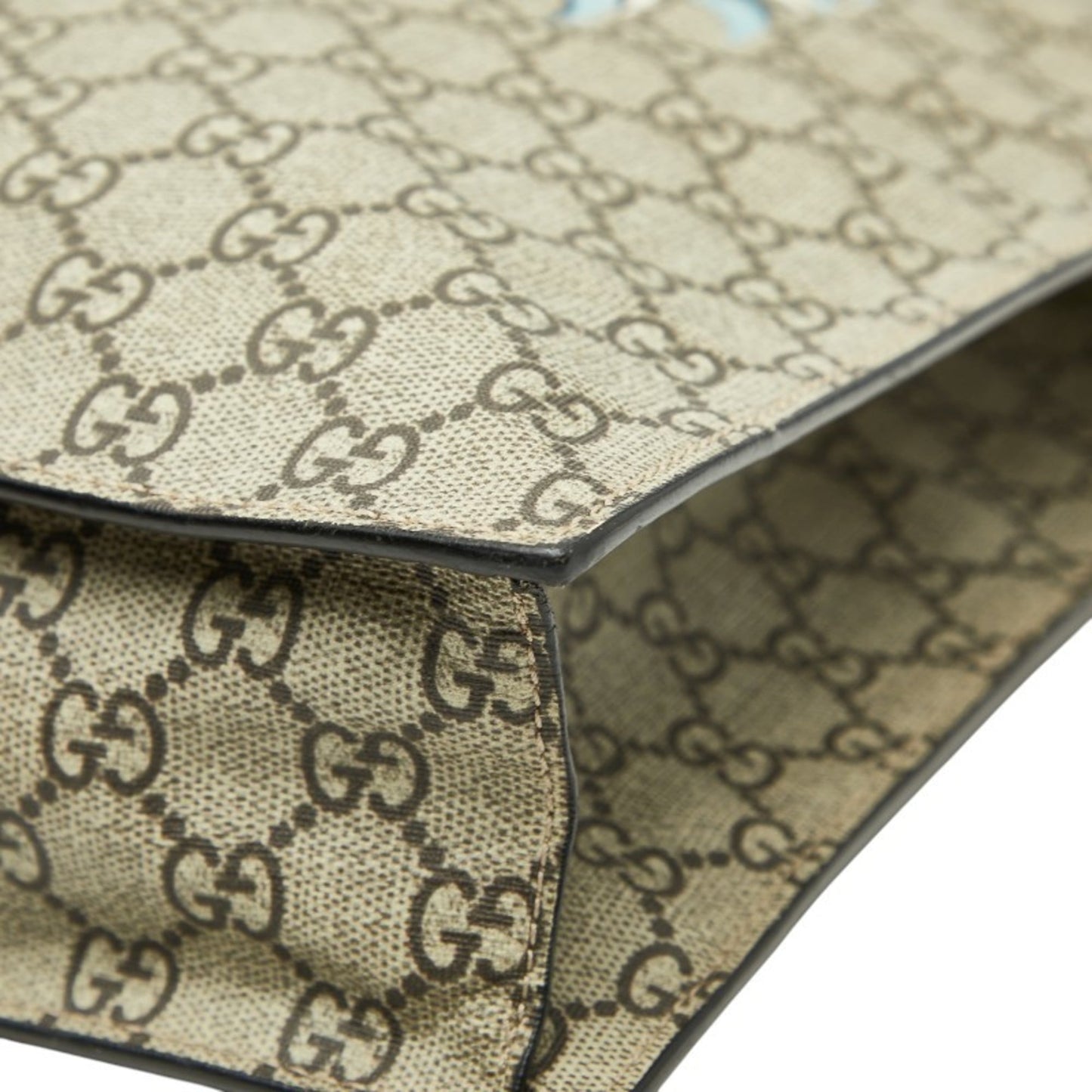 Gucci Beige Pvc Leather Tote Bag ( )