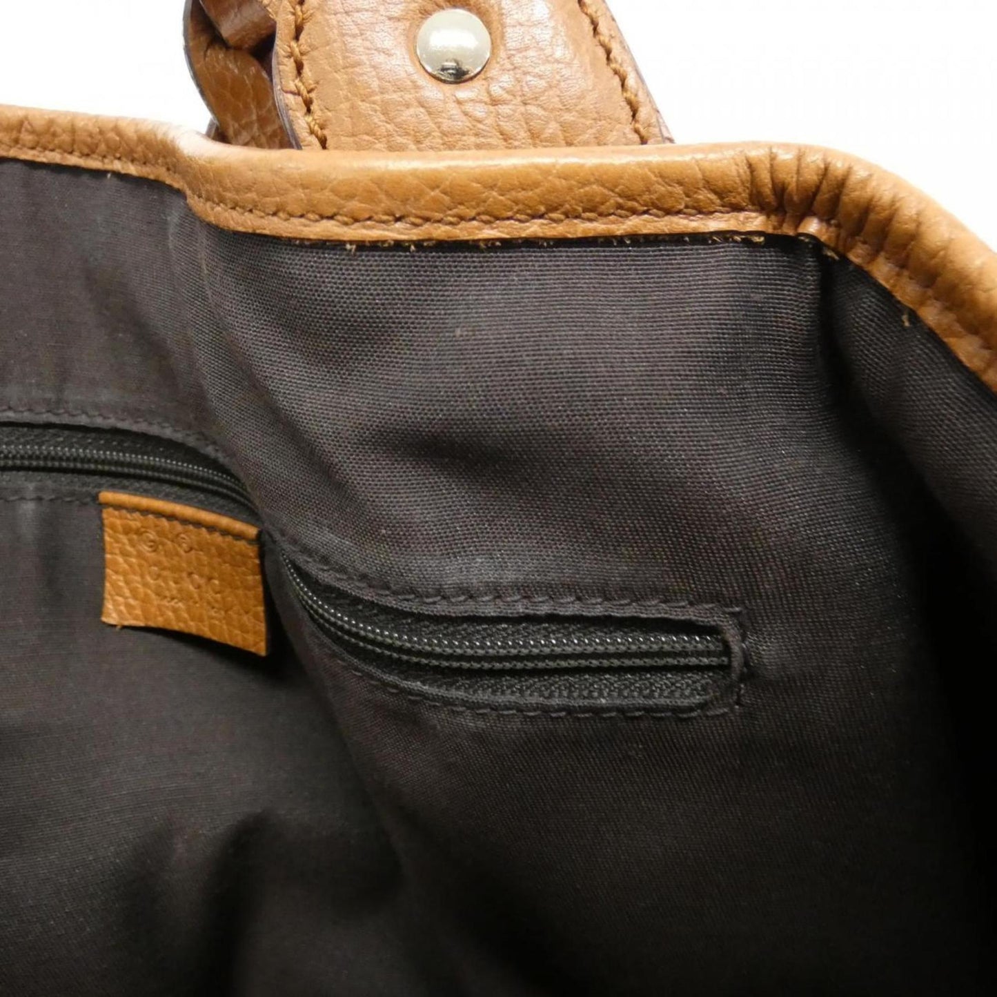 Gucci Brown Leather Shoulder Bag ( )