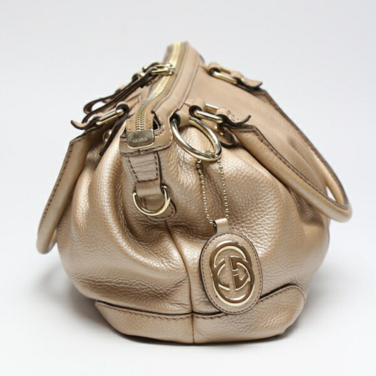 Gucci Smoke Pink Leather Handbag