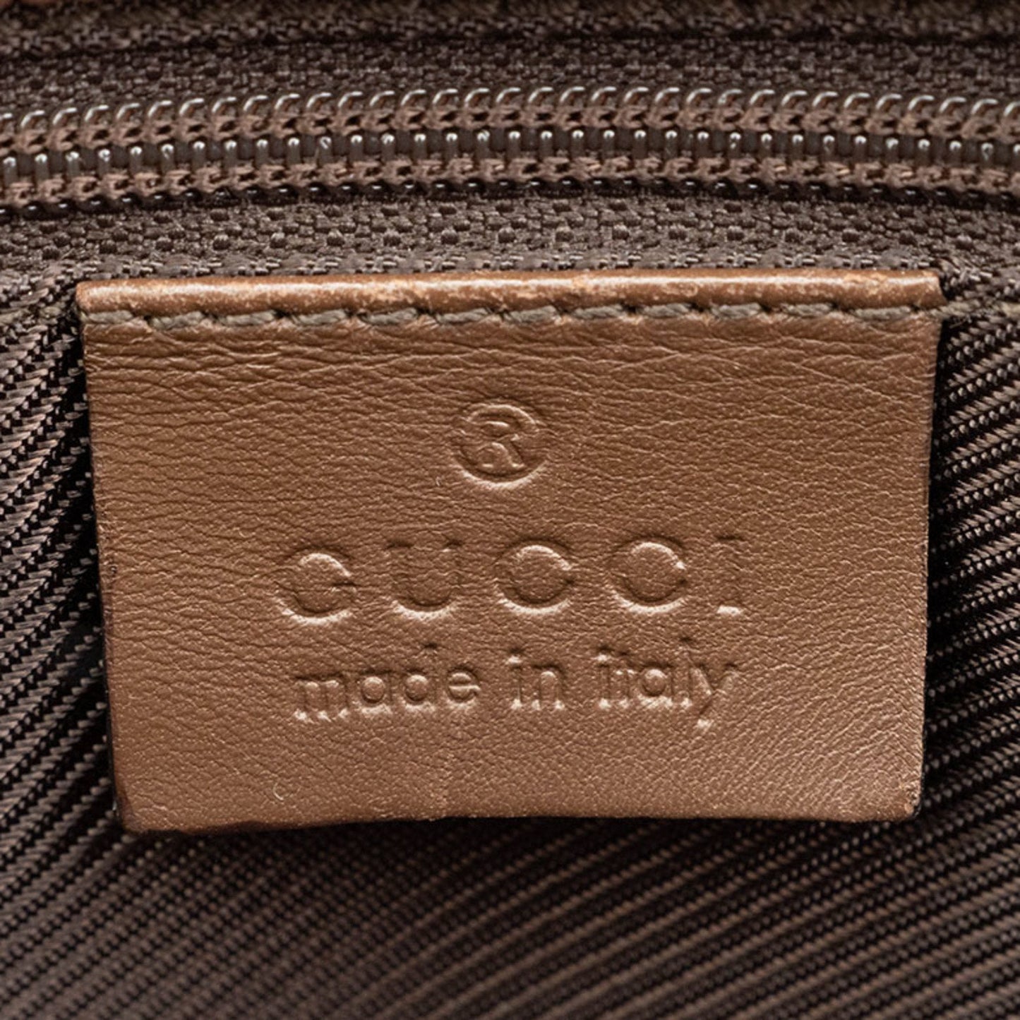 Gucci Gg Canvas Beige Brown Gg Canvas Leather Tote Bag ( )