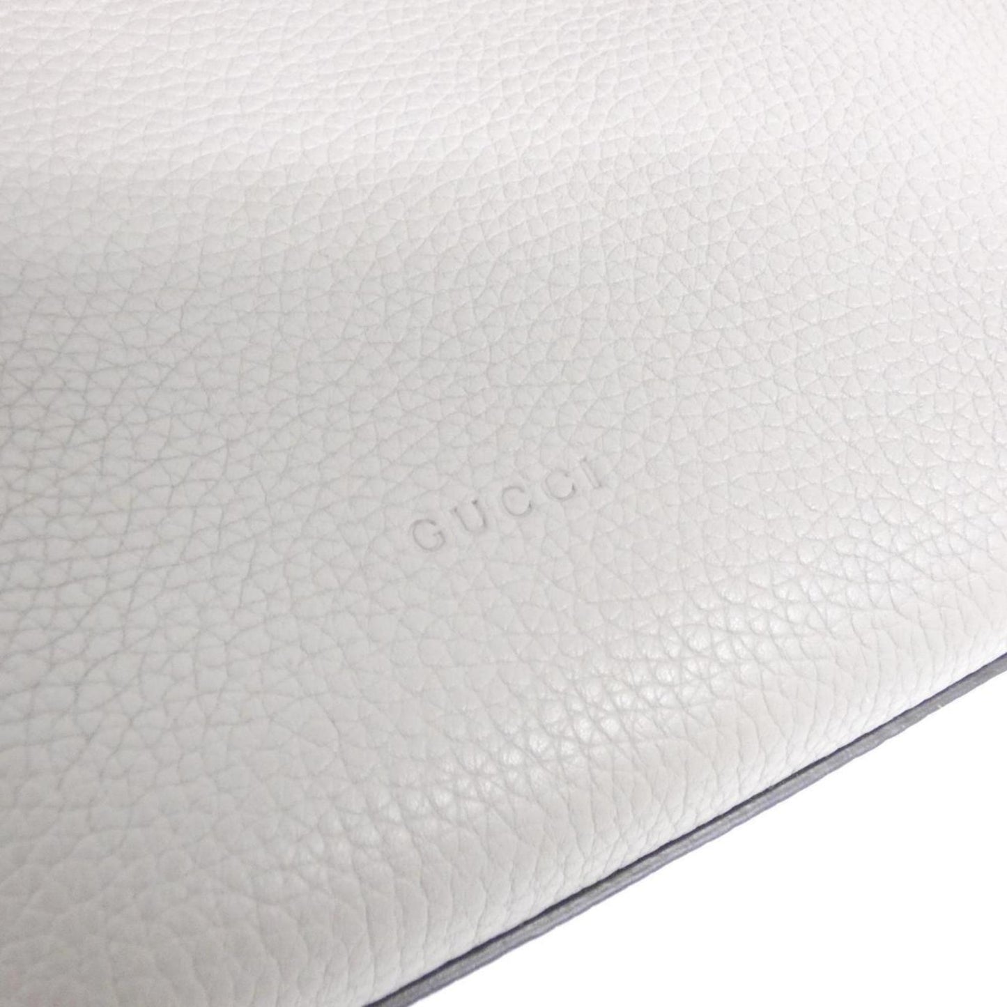 Gucci Light Gray Leather Handbag ( )