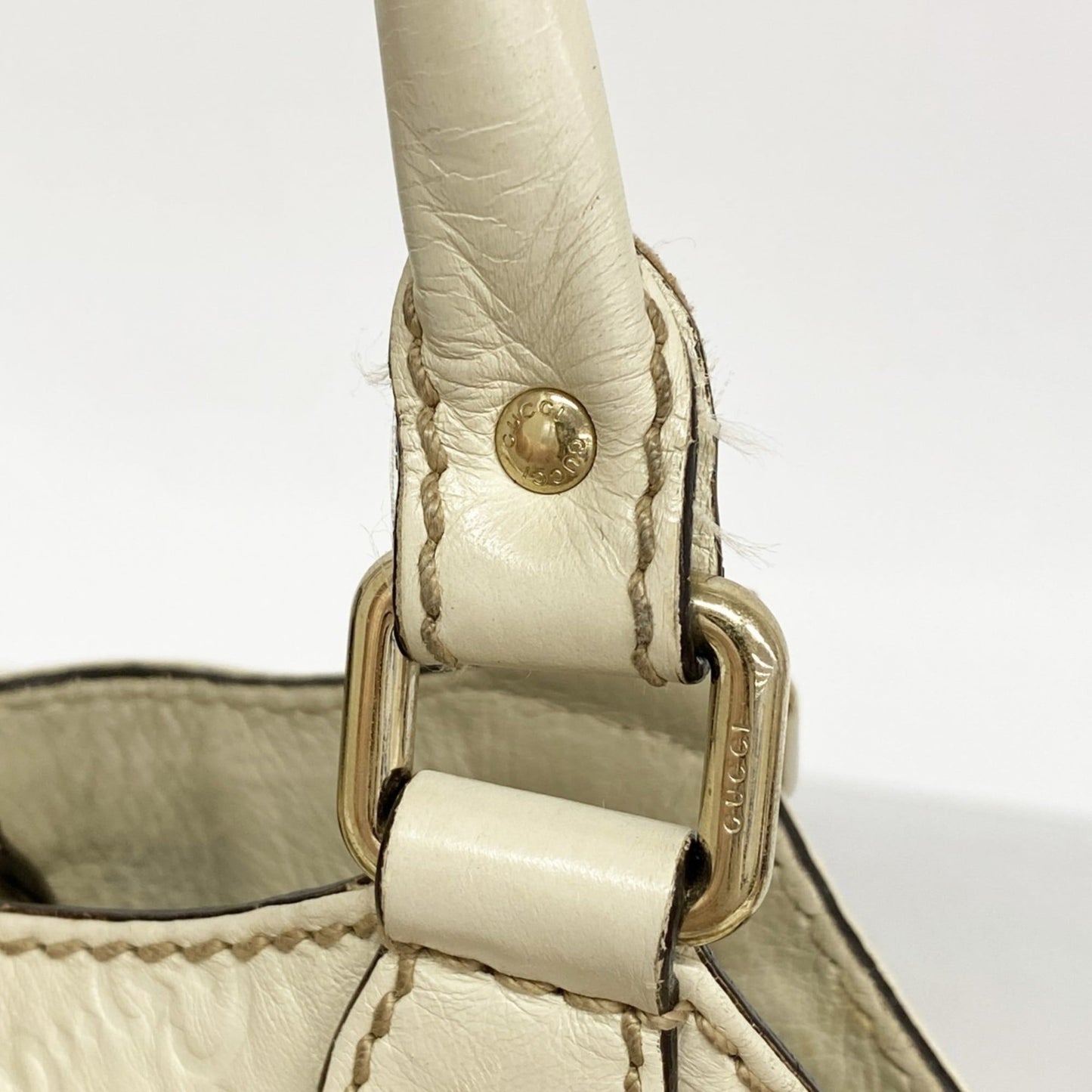 Gucci Brown Canvas Tote Bag ( )