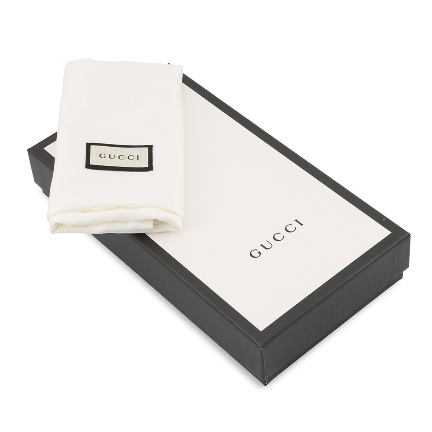 Gucci Black Multi-Color Leather Long Wallet (Bi-Fold) ( )