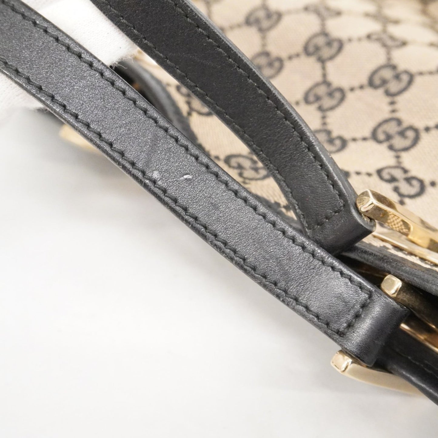 Gucci Black Canvas Tote Bag ( )