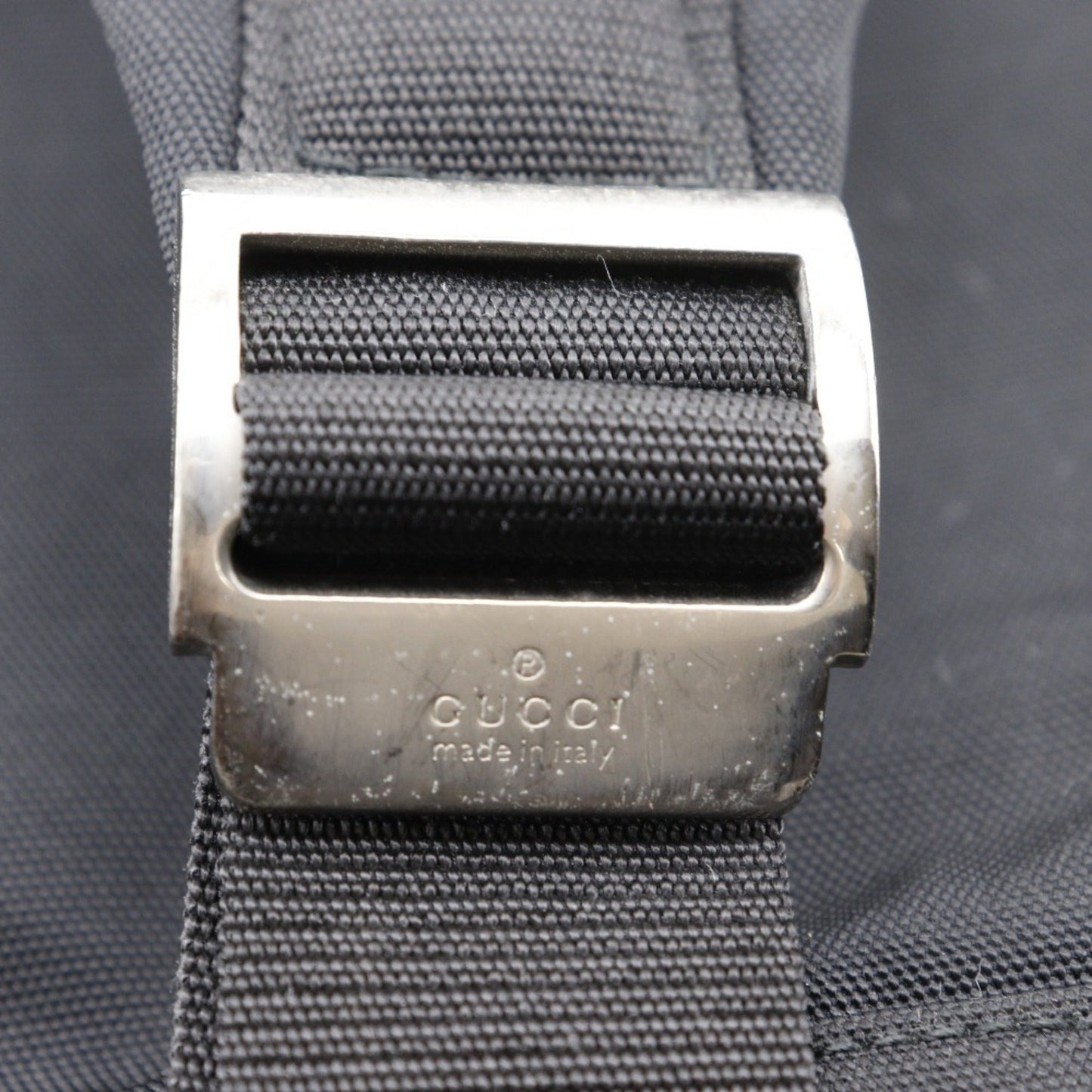 Gucci Black Nylon Canvas Backpack ( )
