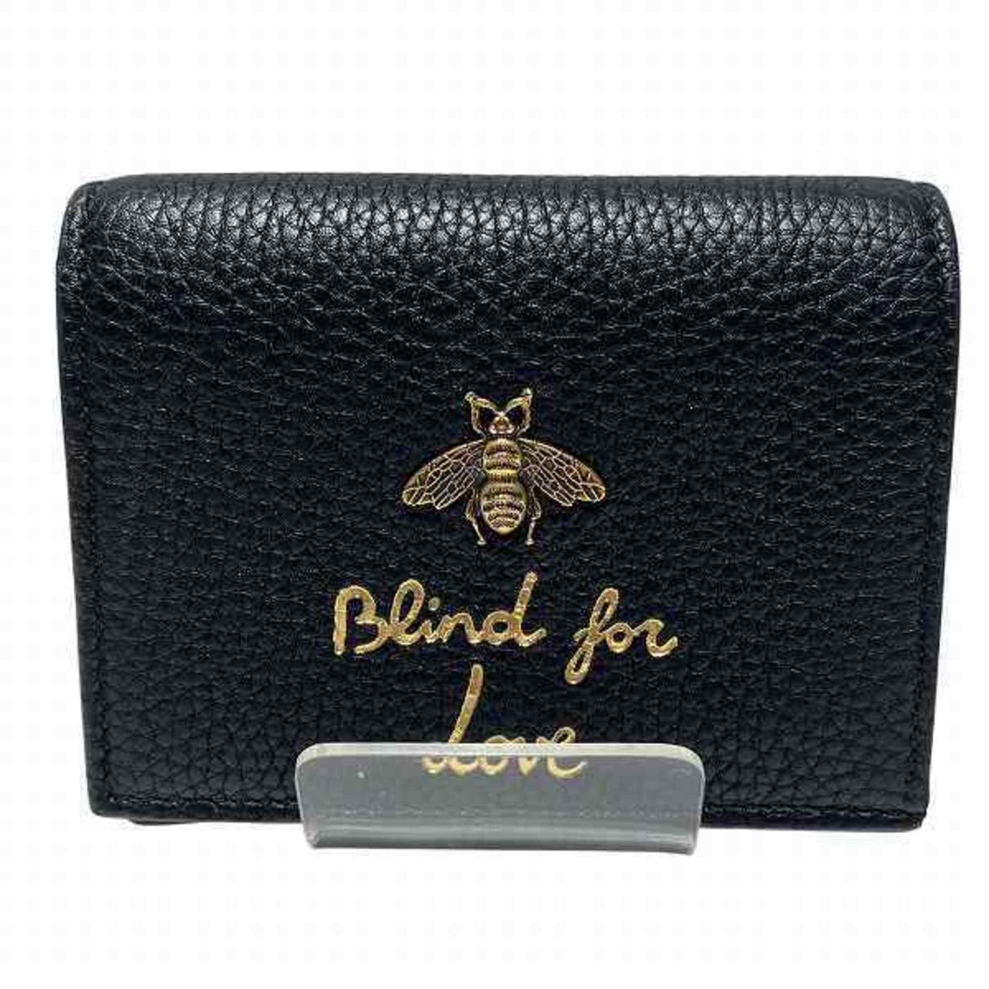 Gucci Black Leather Wallet (Bi-Fold) ( )
