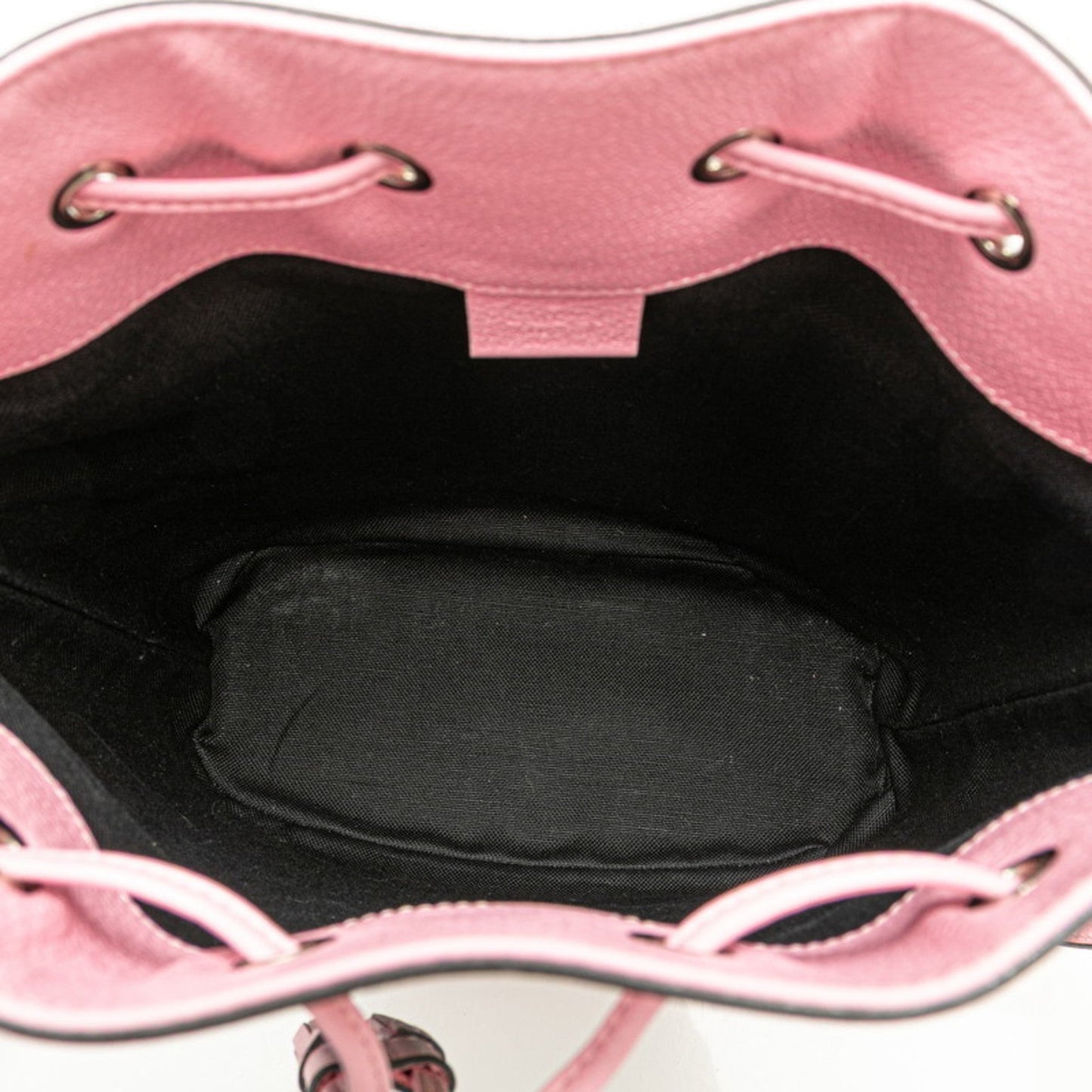 Gucci Black Multi-Color Pink Pvc Leather Shoulder Bag ( )