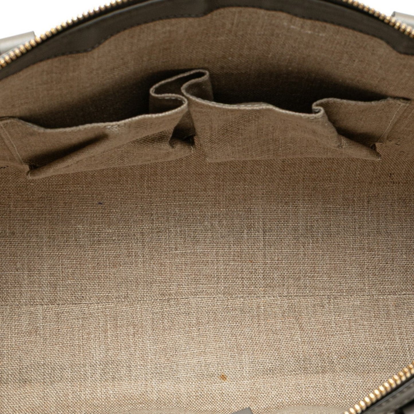 Gucci Gray Leather Shoulder Bag Tote Bag ( )