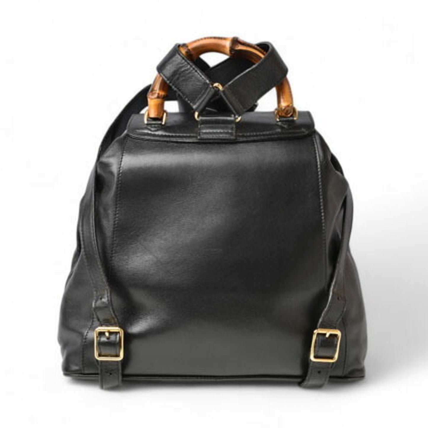 Gucci Black Leather Backpack ( )