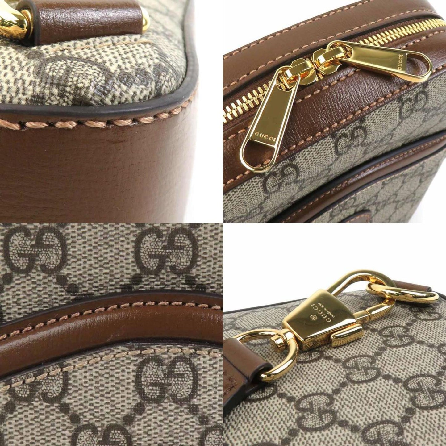 Gucci Brown Gg Supreme Sling Bag ( )