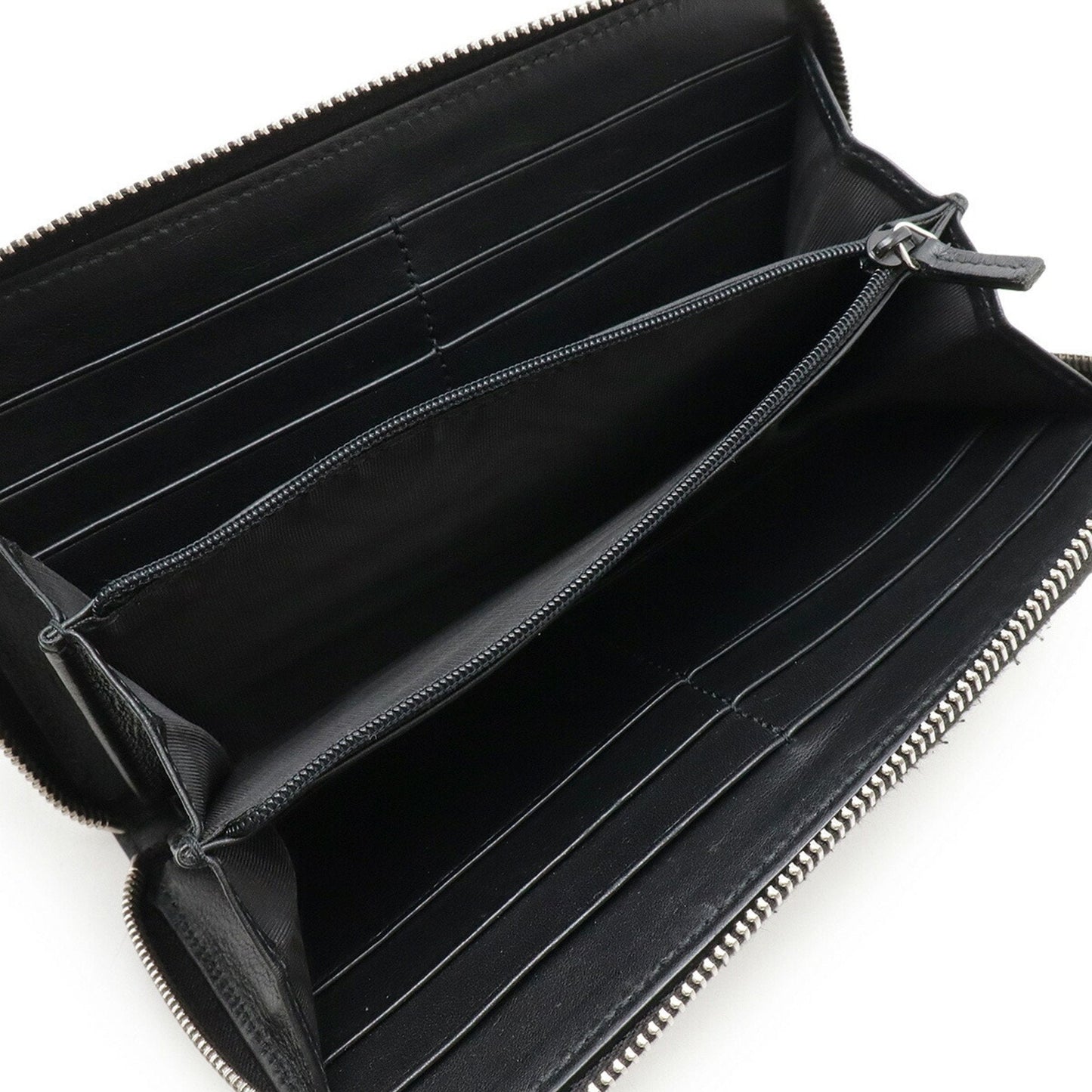 Gucci Black Leather Long Wallet (Bi-Fold) ( )