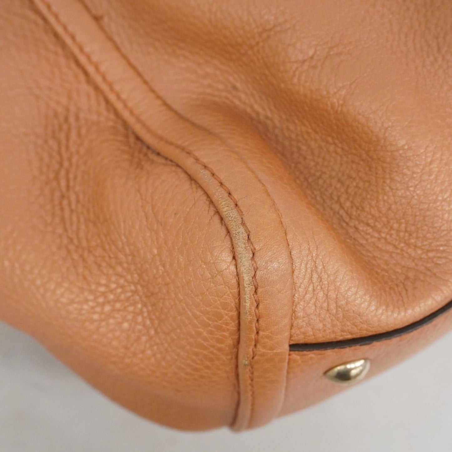 Gucci Orange Leather Tote Bag ( )